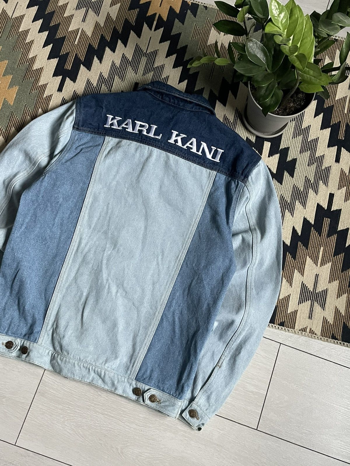 Karl Kani Karl Kani Big Logo Denim Jacket Size US S / EU 44-46 / 1 - 6 Thumbnail