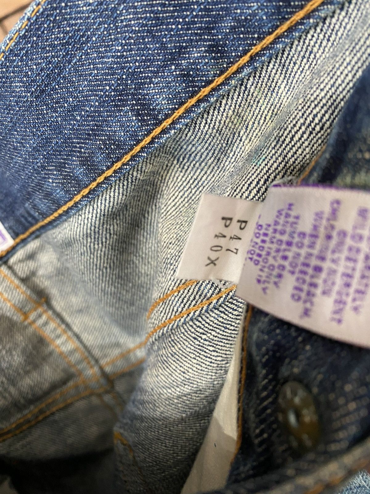 Prps $482 OG PRPS JAPAN DISTRESSED JEANS DENIM SLIM DISTRESSED Size US 34 / EU 50 - 5 Thumbnail