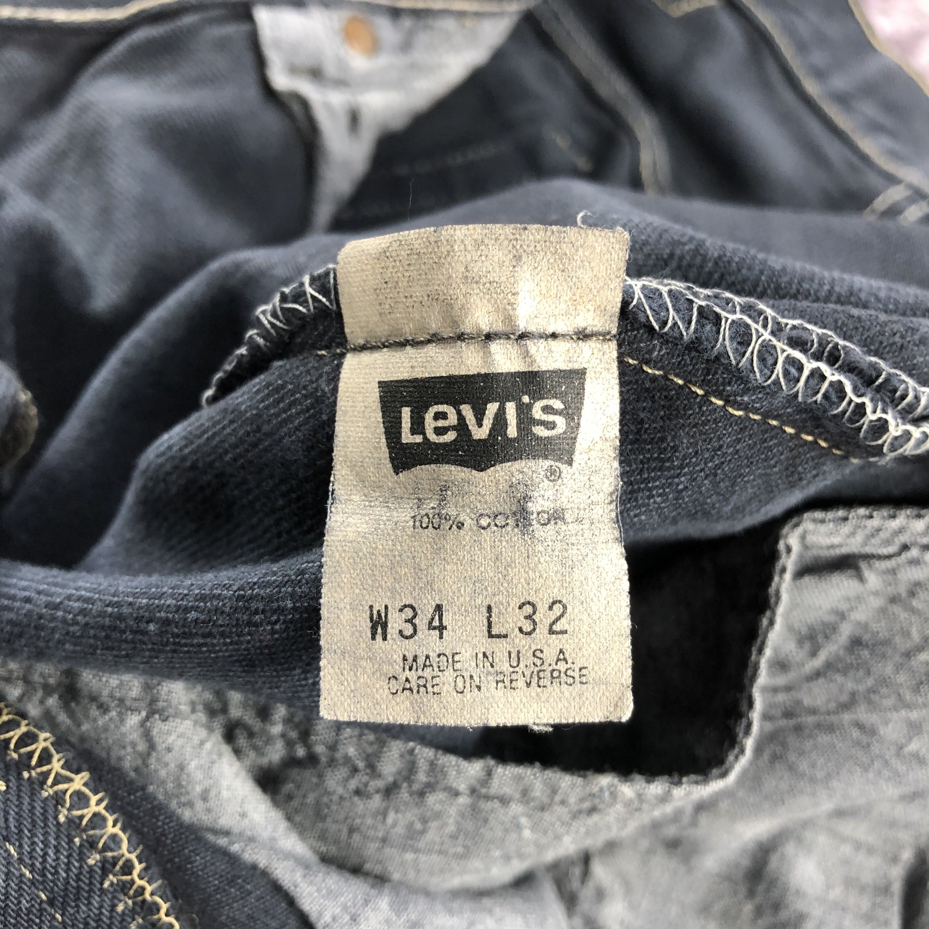 Levi's × Vintage 90s Vintage Levis 501 Jeans-JM2194 Size US 34 / EU 50 - 12 Thumbnail