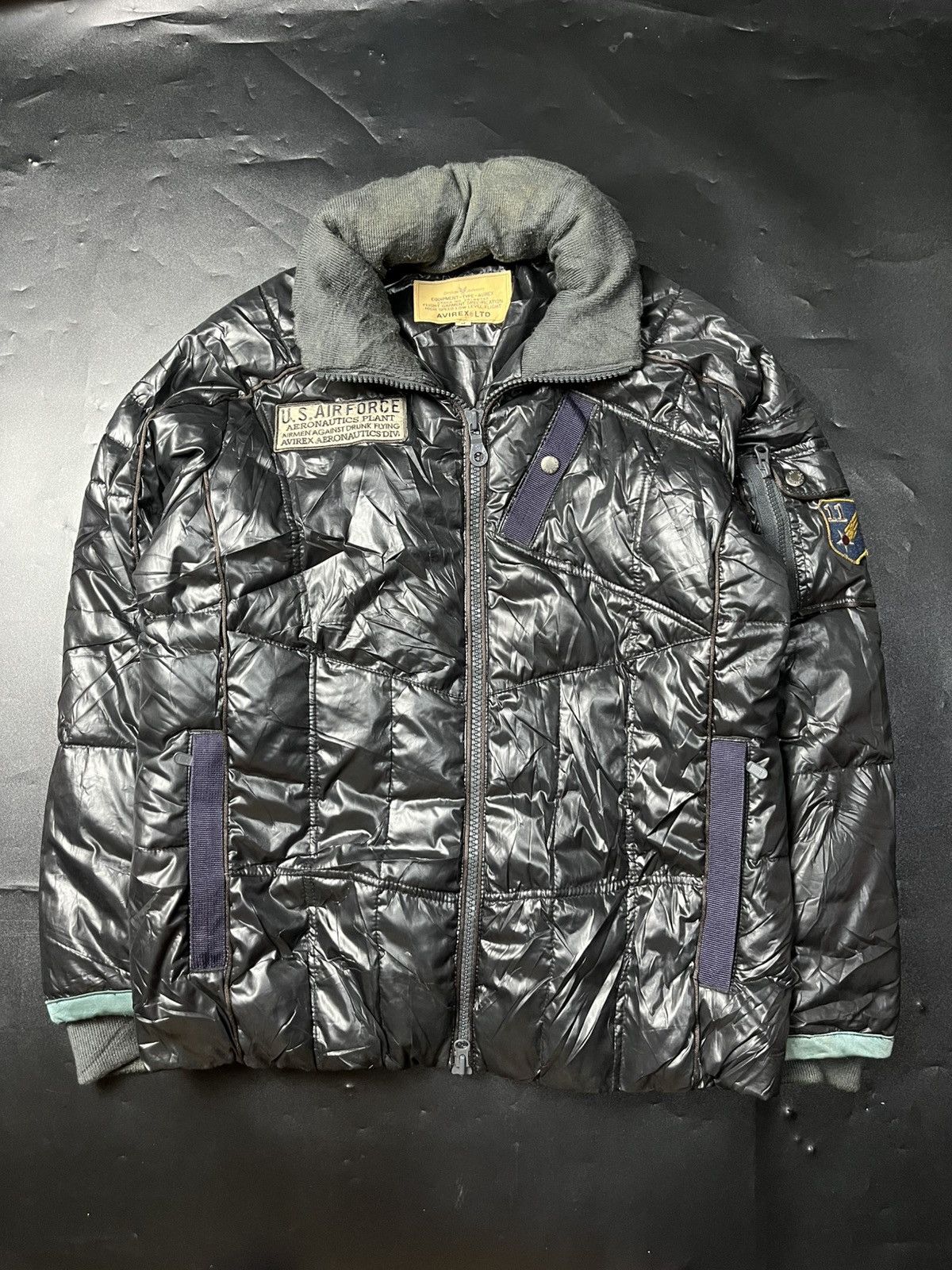 Avirex × Le Grande Bleu (L.G.B.) × Vintage VINTAGE AVIREX CRAZY PUFFER JACKET Size US M / EU 48-50 / 2 - 4 Thumbnail