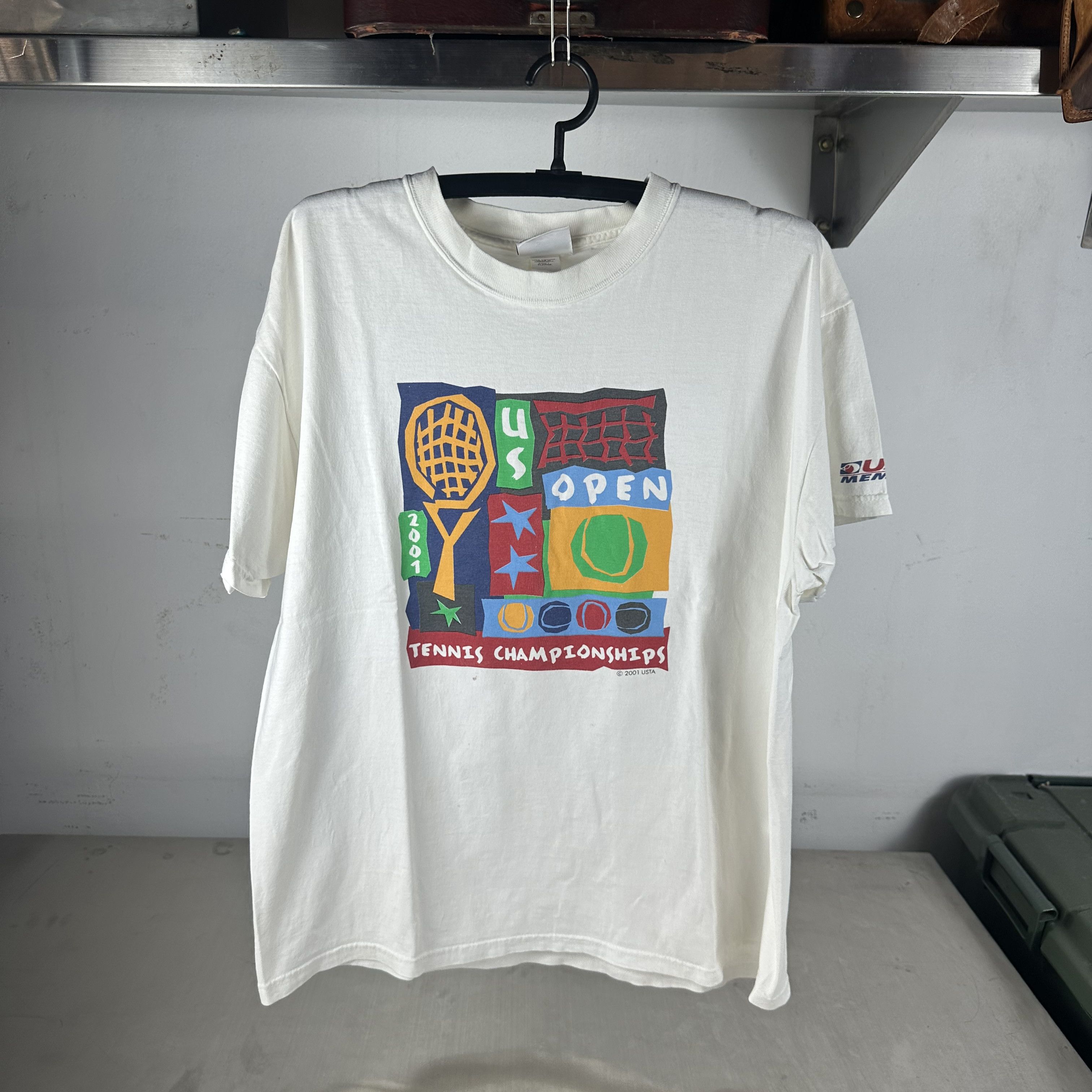 ​​​​Vintage 2001 US Open Tennis Championship Graphic T-shirt