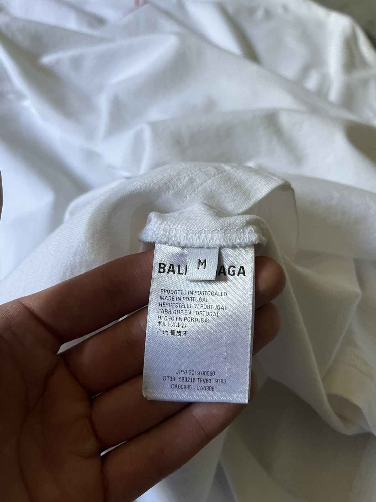 Balenciaga Balenciaga Lipstick print logo white T-shirt rare Size US M / EU 48-50 / 2 - 10 Thumbnail
