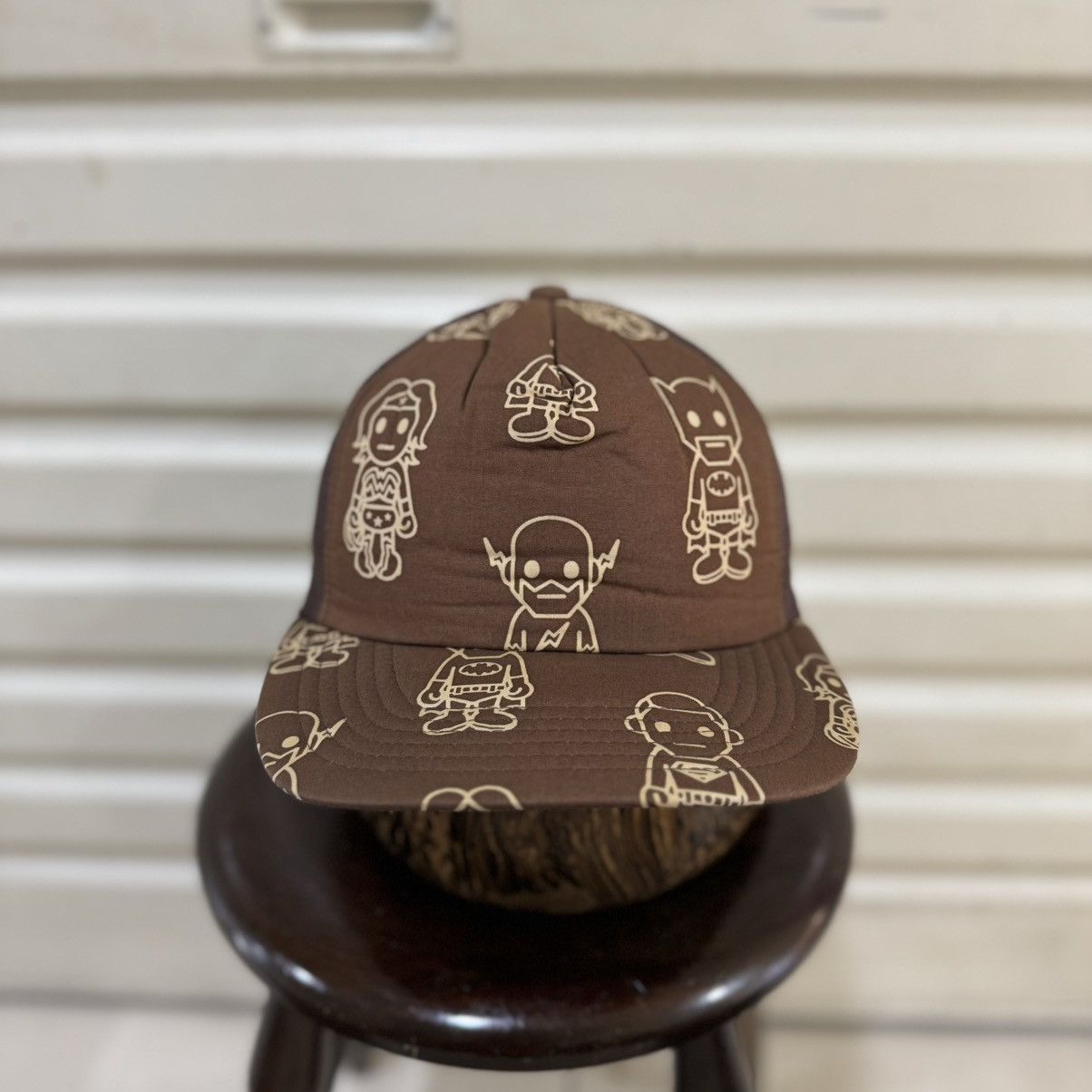 Bape Bape x DC Comic Trucker Hat Size ONE SIZE - 1 Thumbnail
