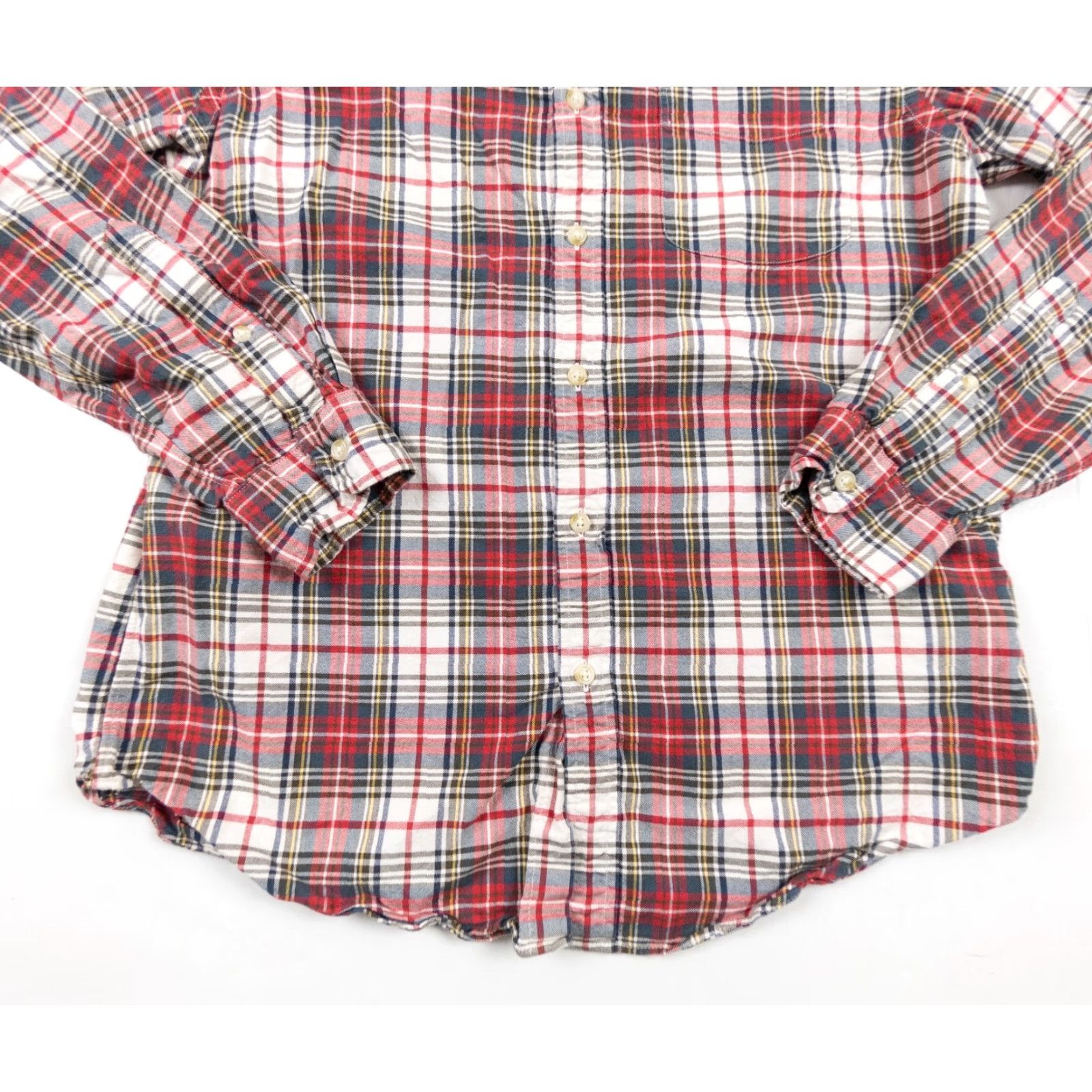 J.Crew VINTAGE? No. JCrew Shirt Men’s Medium Red Long Sleeve Button-Down Cotton Plaid Adult Regular Size M Red Preppy 90s? Not sure. Size US M / EU 48-50 / 2 - 3 Thumbnail
