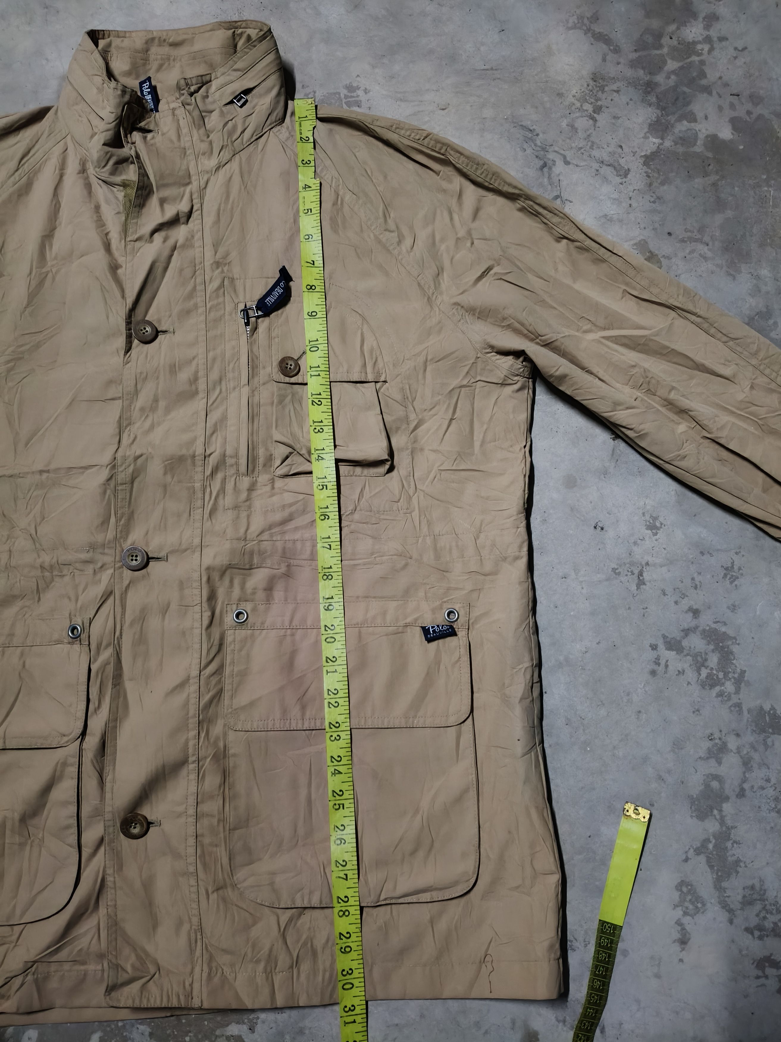 Japanese Brand Polo Deauville Core Style Zipper Jacket Size US M / EU 48-50 / 2 - 12 Thumbnail