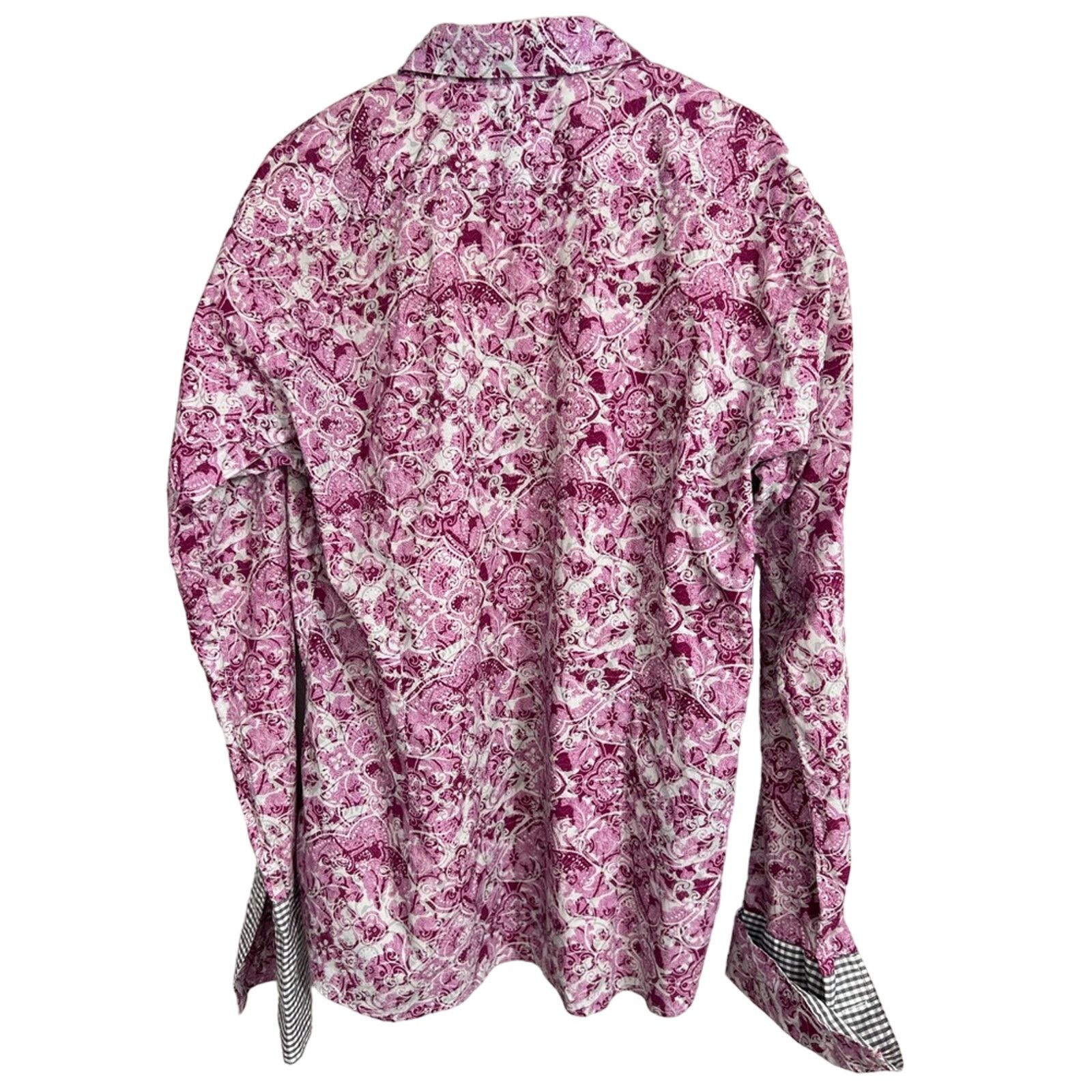 Ted Baker Ted Baker London Men Button Down Dress Shirt size 17 34/35 Size US XL / EU 56 / 4 - 2 Thumbnail
