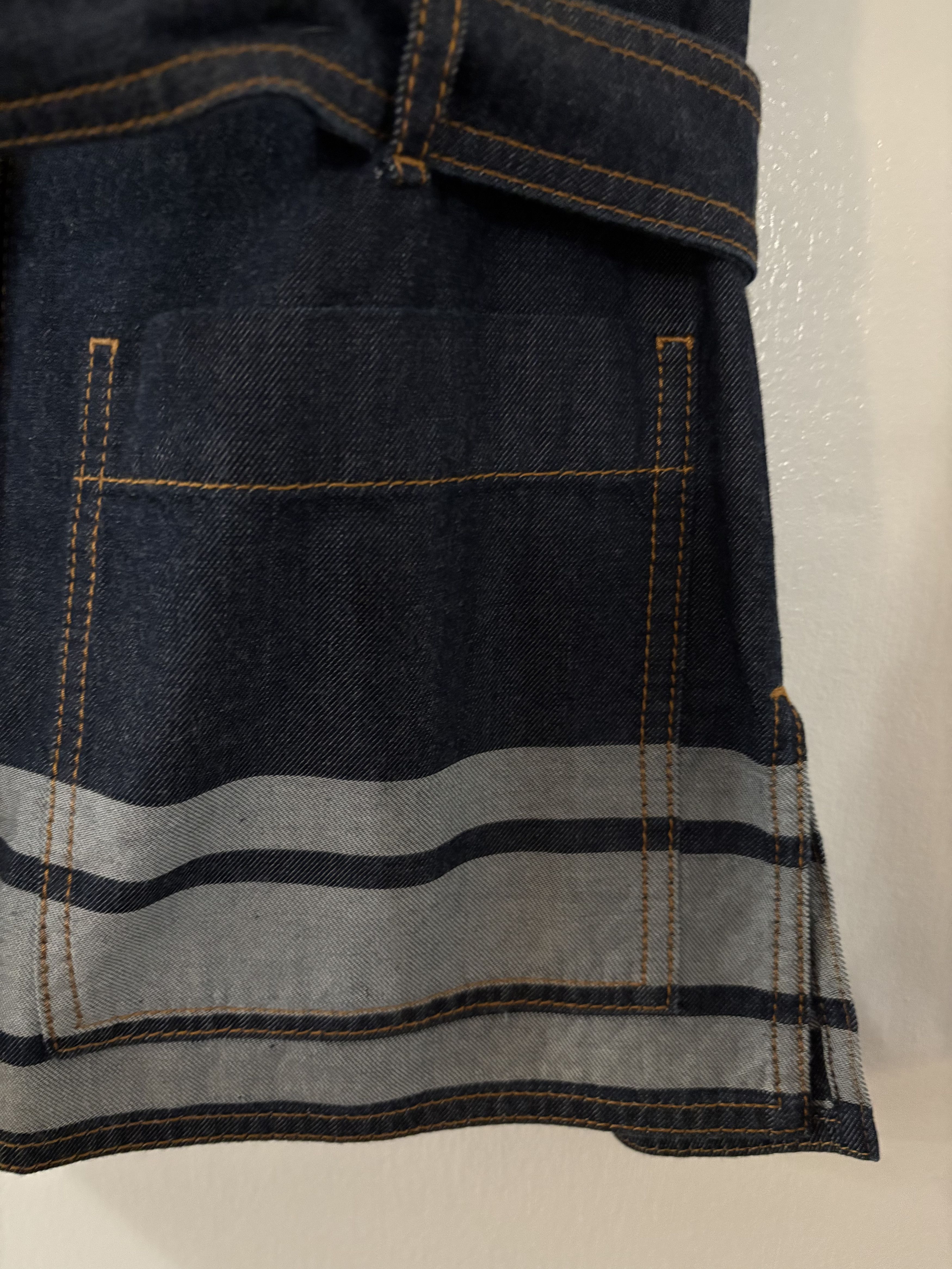 Dior Dior Blue Denim Couture Belted Shirt SZ 4 NWT MSRP $2350 Size XS / US 0-2 / IT 36-38 - 10 Thumbnail