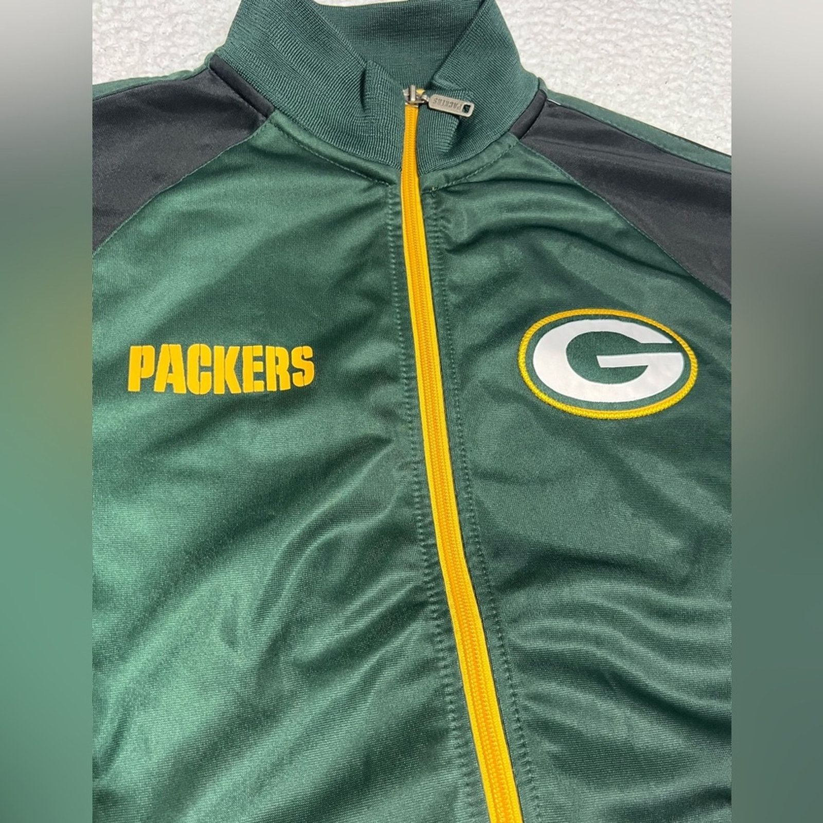 NFL Green Bay Packers NFL Full Zip Jacket Mens Medium NO FLAWS Size US M / EU 48-50 / 2 - 3 Thumbnail