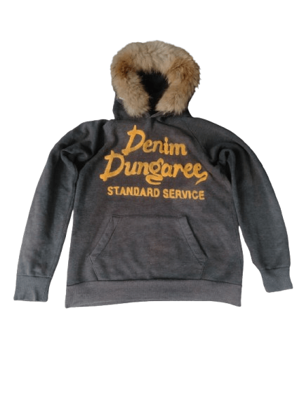 20471120 Denim dungares Fur Hoodie if six was nine LGB style Size US L / EU 52-54 / 3 - 1 Thumbnail