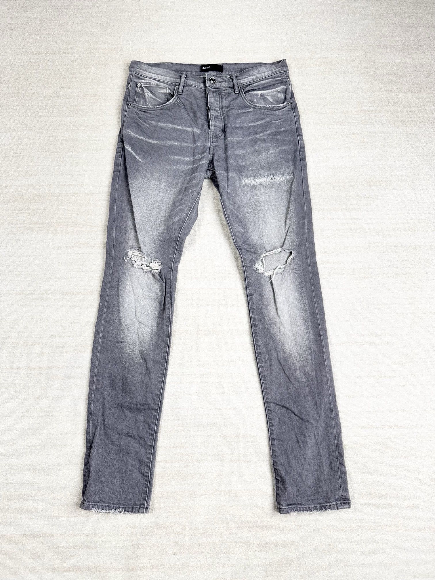 Purple Brand destressed jean Size US 32 / EU 48 - 1 Thumbnail