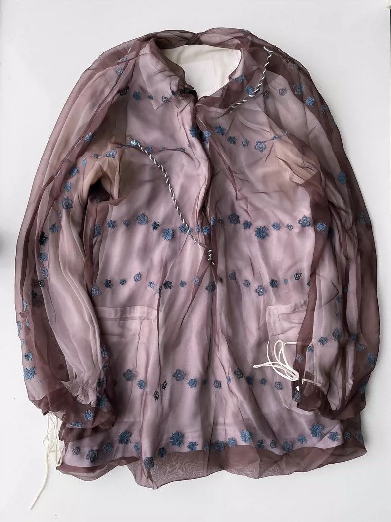 Undercover Undercover 02 SS Tulle Embroidered Dress 2504-Nextarrow Size S / US 4 / IT 40 - 4 Thumbnail