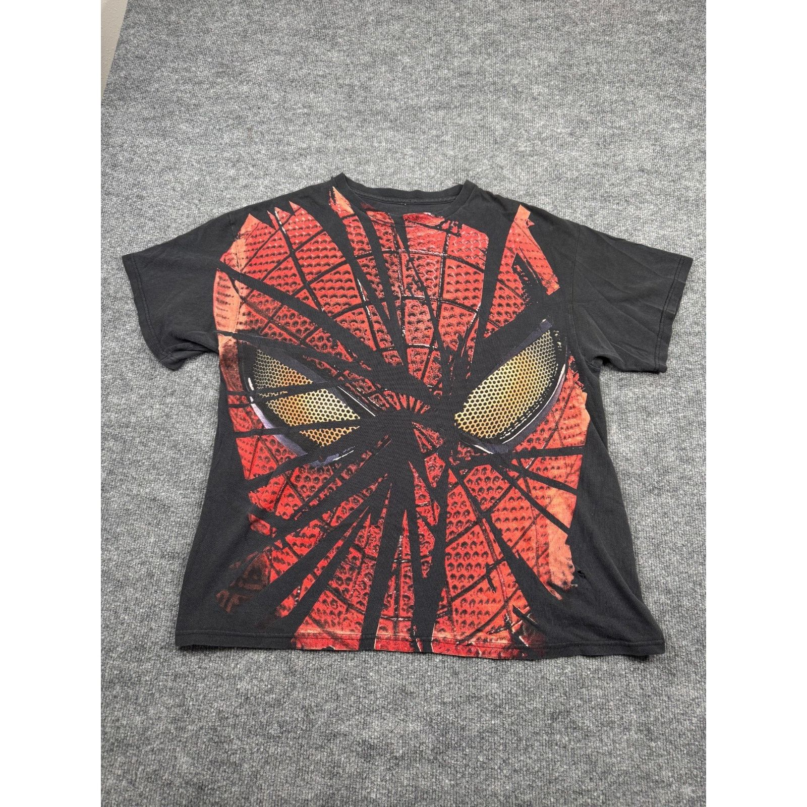 Marvel Comics Vintage Marvel Spider-Man Full Face Tee 2000s Black XL Size US XL / EU 56 / 4 - 14 Thumbnail
