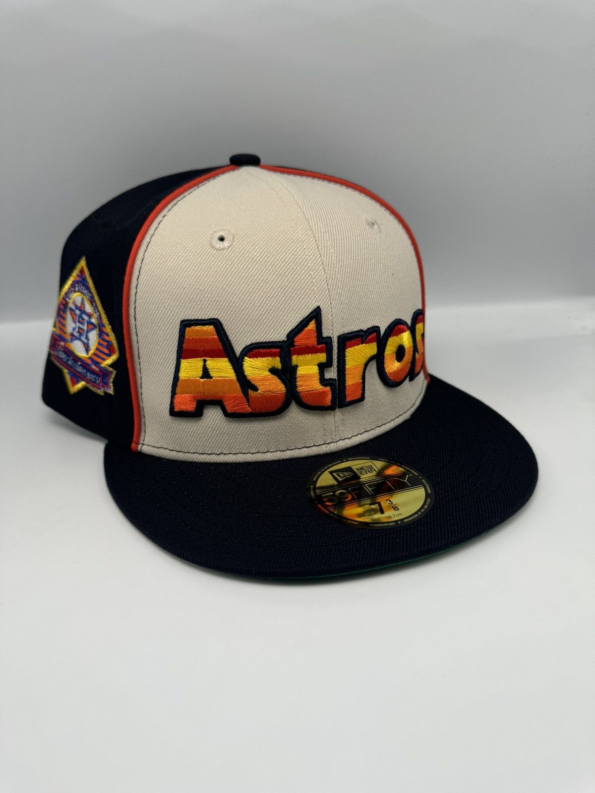 Houston Astros new era hat club metallic 7 3/8