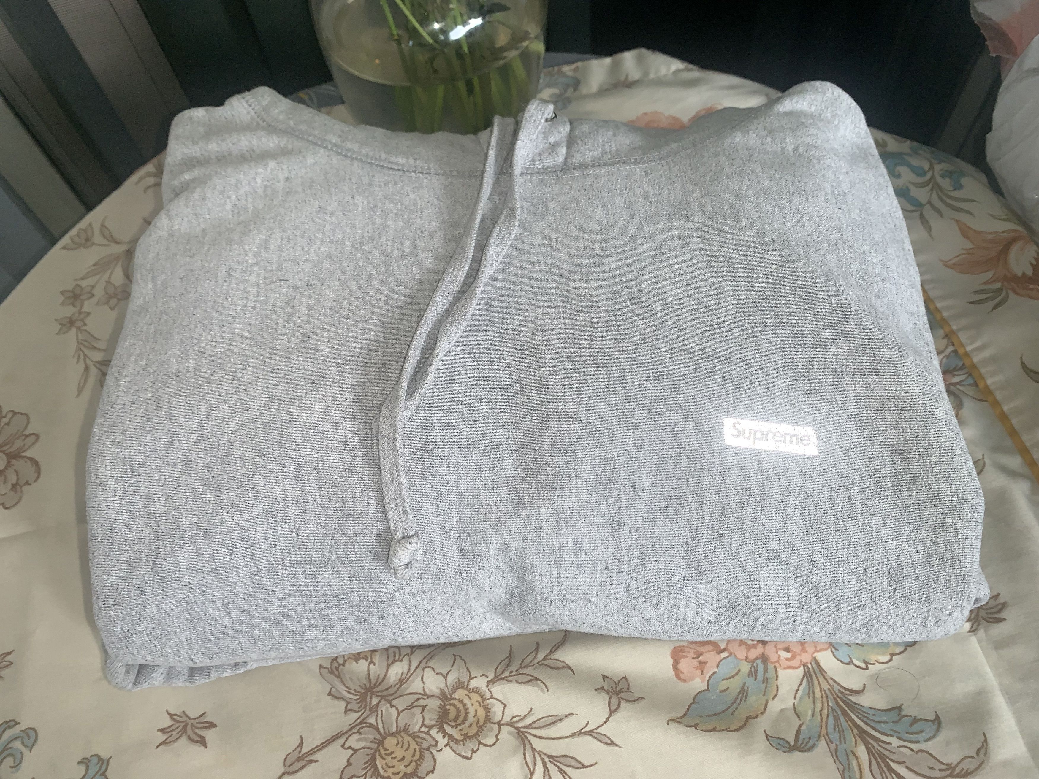 Supreme Supreme FW21 Reflective Small Box Hoodie Heather Grey XL Size US XL / EU 56 / 4 - 3 Thumbnail