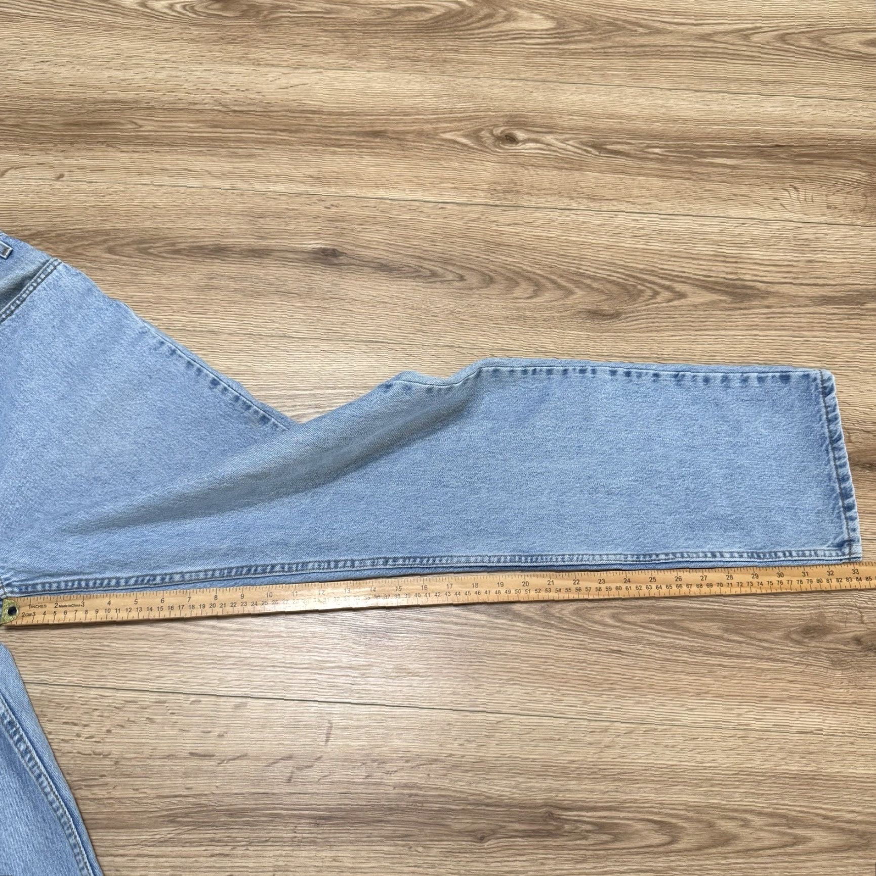 Levi's VINTAGE Levi's 505 Jeans Mens 40x34 Denim Straight Leg Regular Fit Blue 1980s Size US 40 / EU 56 - 7 Thumbnail