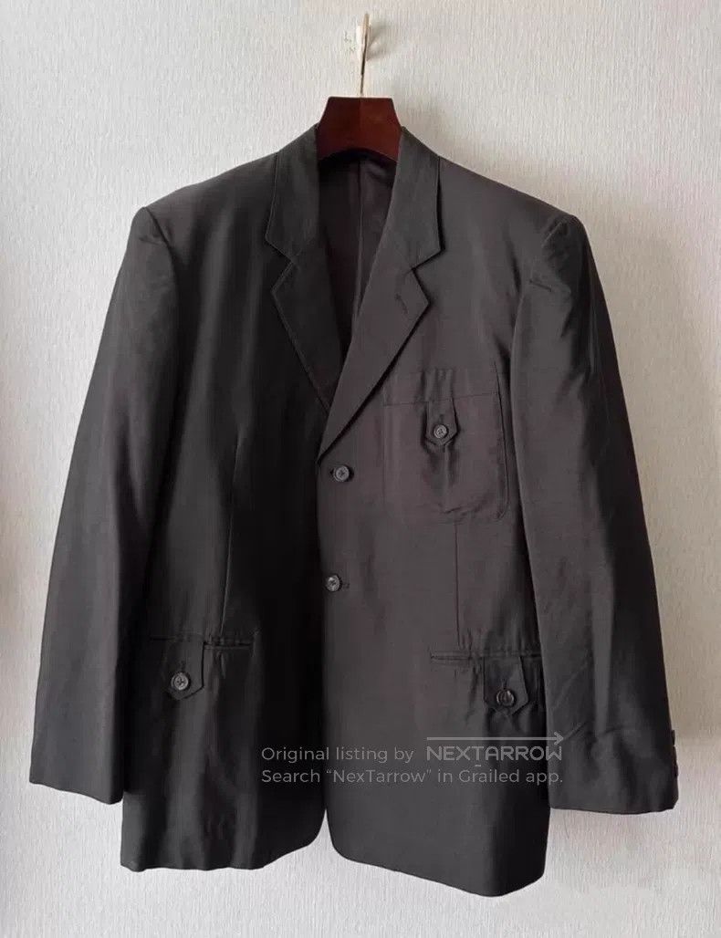 Yohji Yamamoto Yohji Yamamoto Wool Tailored Jacket Size US M / EU 48-50 / 2 - 1 Thumbnail