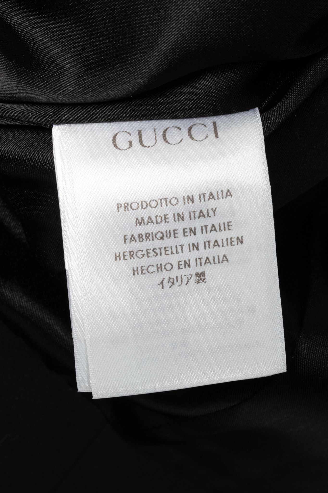 Gucci Gucci PF13 Black Cotton-Blend Belted Jacket Size XS / US 0-2 / IT 36-38 - 9 Thumbnail