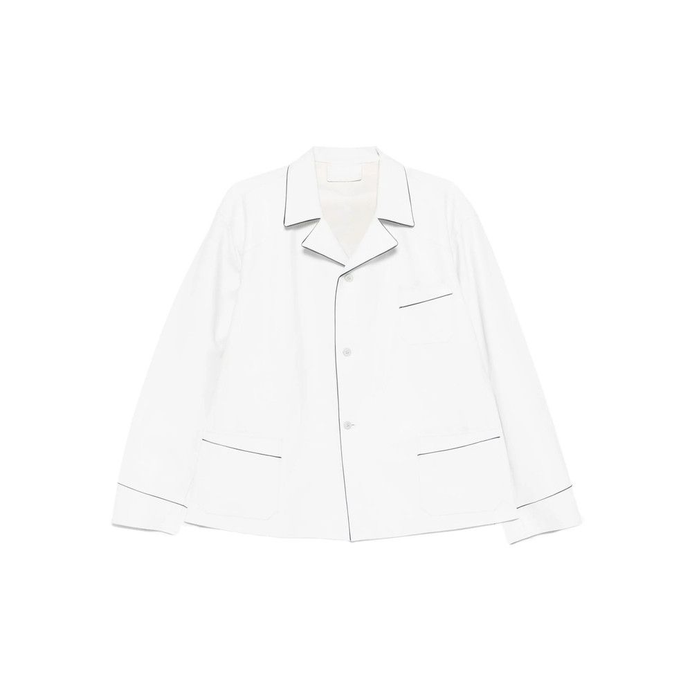 Prada Prada WHITE Jackets - Oversized Jackets Size XS / US 0-2 / IT 36-38 - 1 Thumbnail