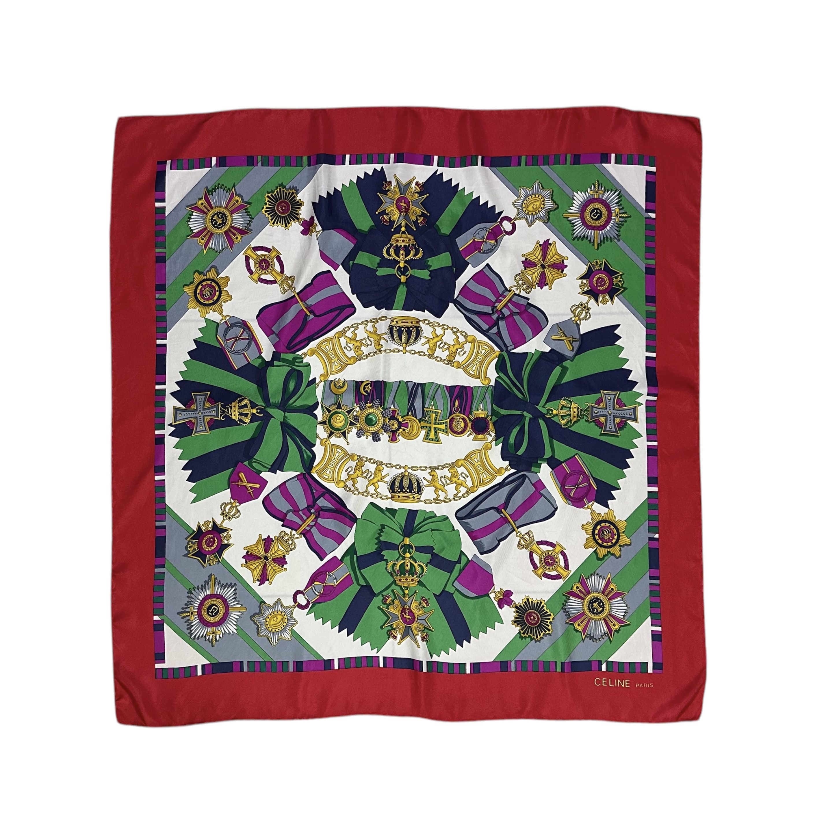 Celine Heat🔥Celine 100% Silk Scarf Size ONE SIZE - 1 Thumbnail