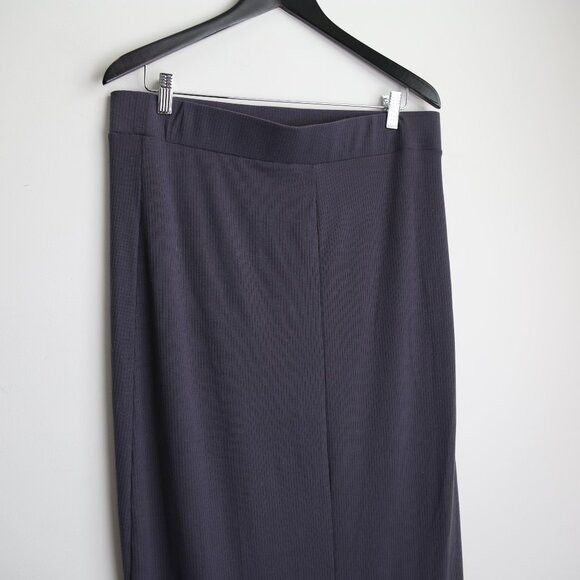 Torrid Torrid Maxi Super Soft Rib Column Periscope Skirt Size 1 Size 35" - 4 Thumbnail