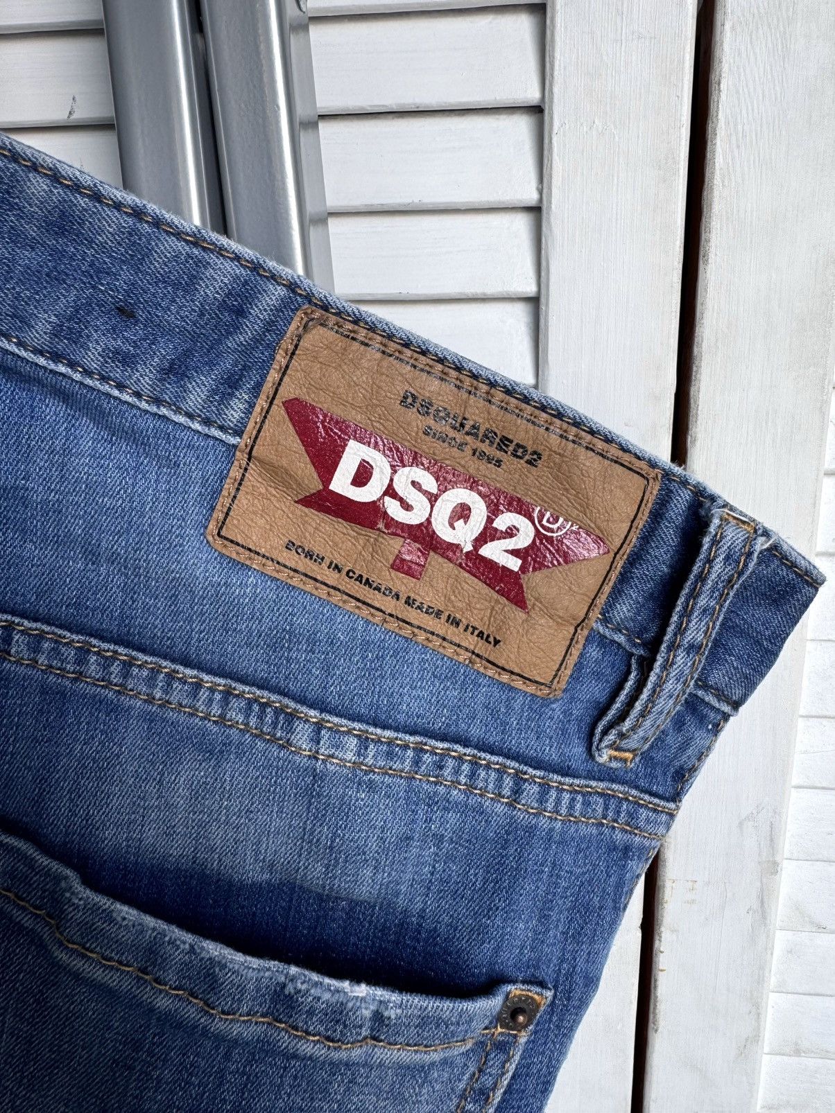 Dsquared2 Dsquared2 Cool Guy Jeans Painted Distressed Denim Size US 34 / EU 50 - 15 Thumbnail