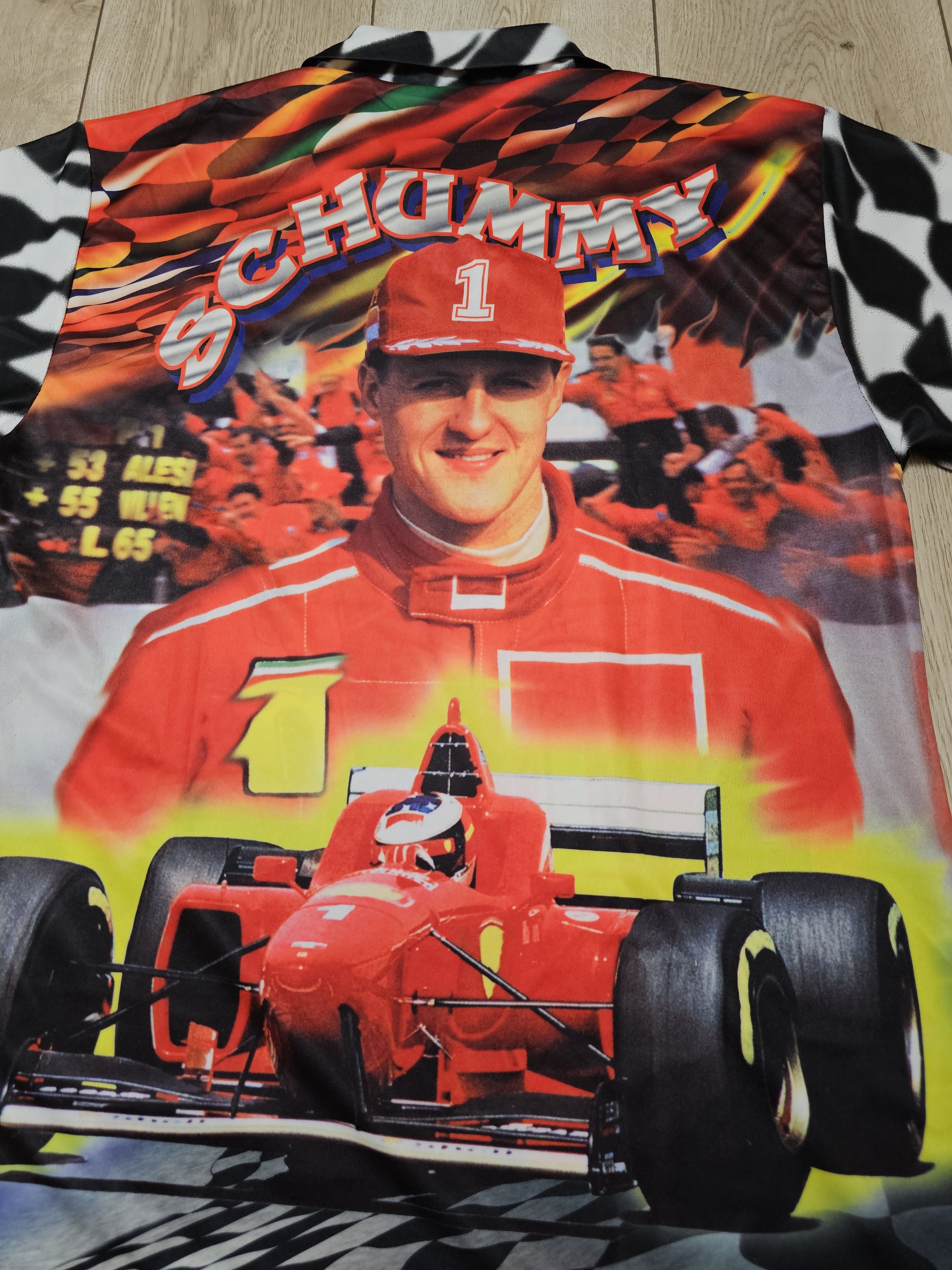 Formula 1 VINTAGE FERRARI SCHUMACHER SHIRT F1 TEAM JERSEY MENS SCHUMMY Size US L / EU 52-54 / 3 - 3 Thumbnail