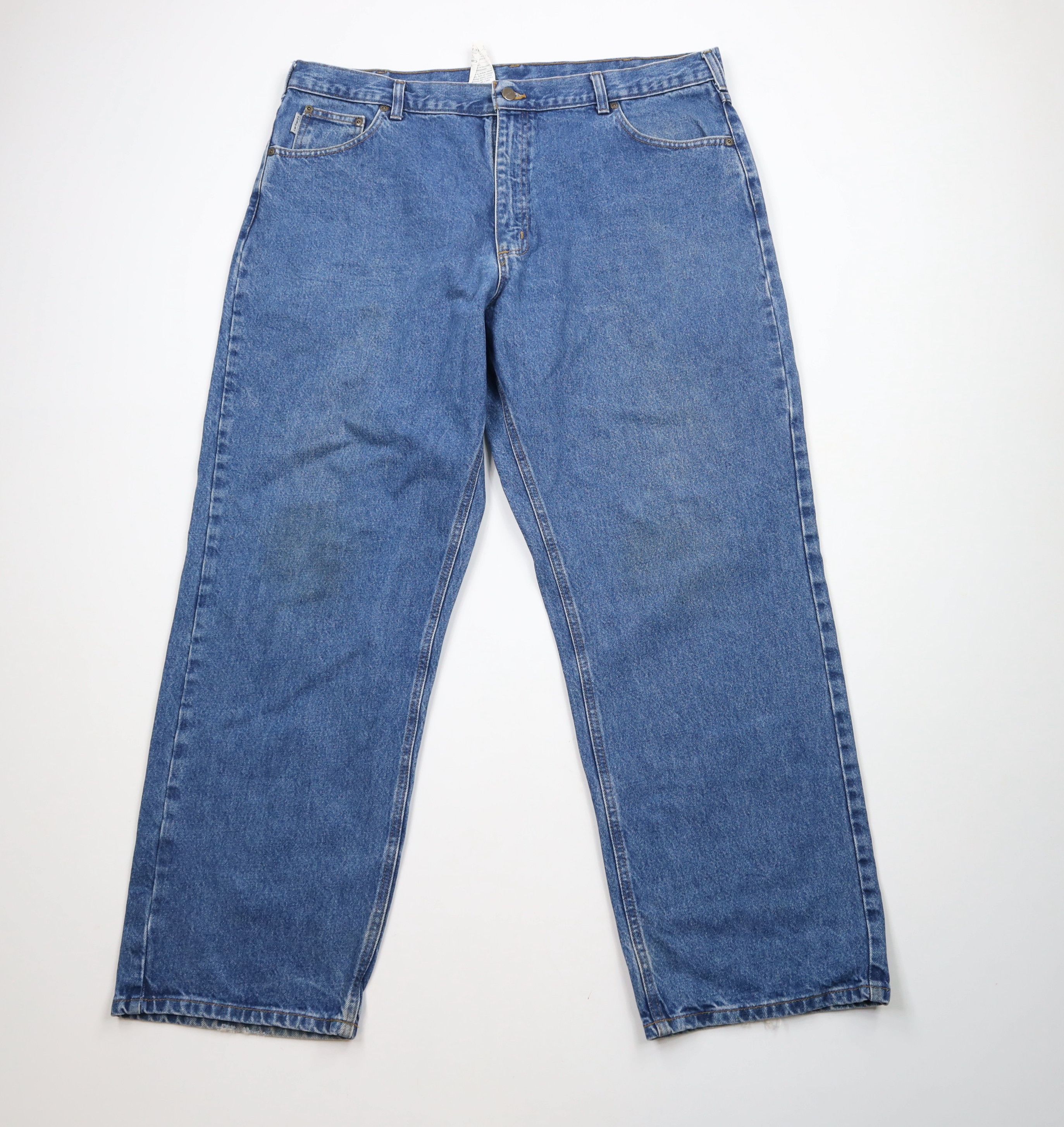 Carhartt × Vintage Vintage Carhartt Loose Fit Wide Leg Denim Jeans Blue Cotton Size US 42 / EU 58 - 1 Thumbnail