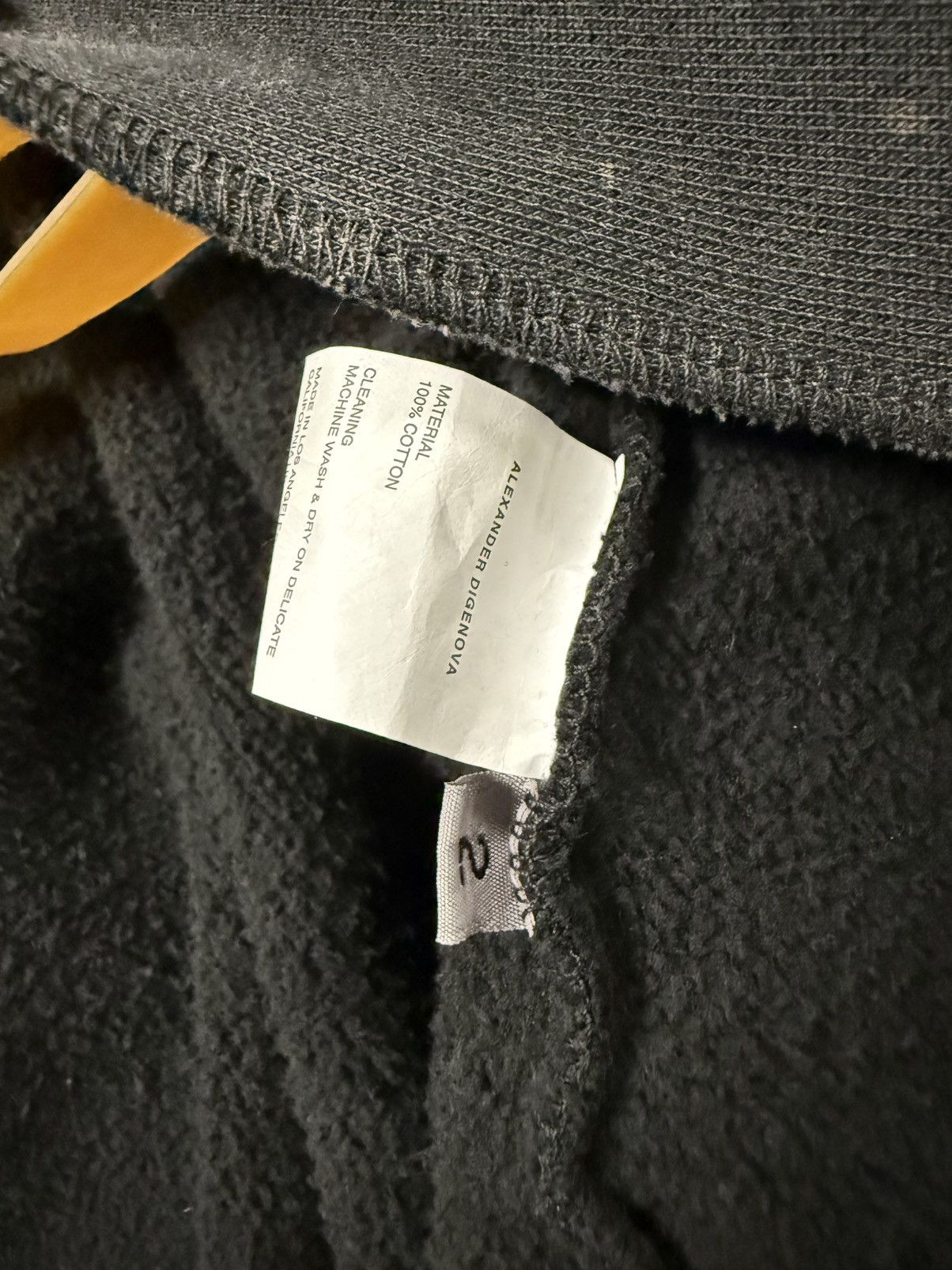 ALEXANDER DIGENOVA Alexander Digenova Black Rubber Band Hoodie Size US L / EU 52-54 / 3 - 5 Thumbnail