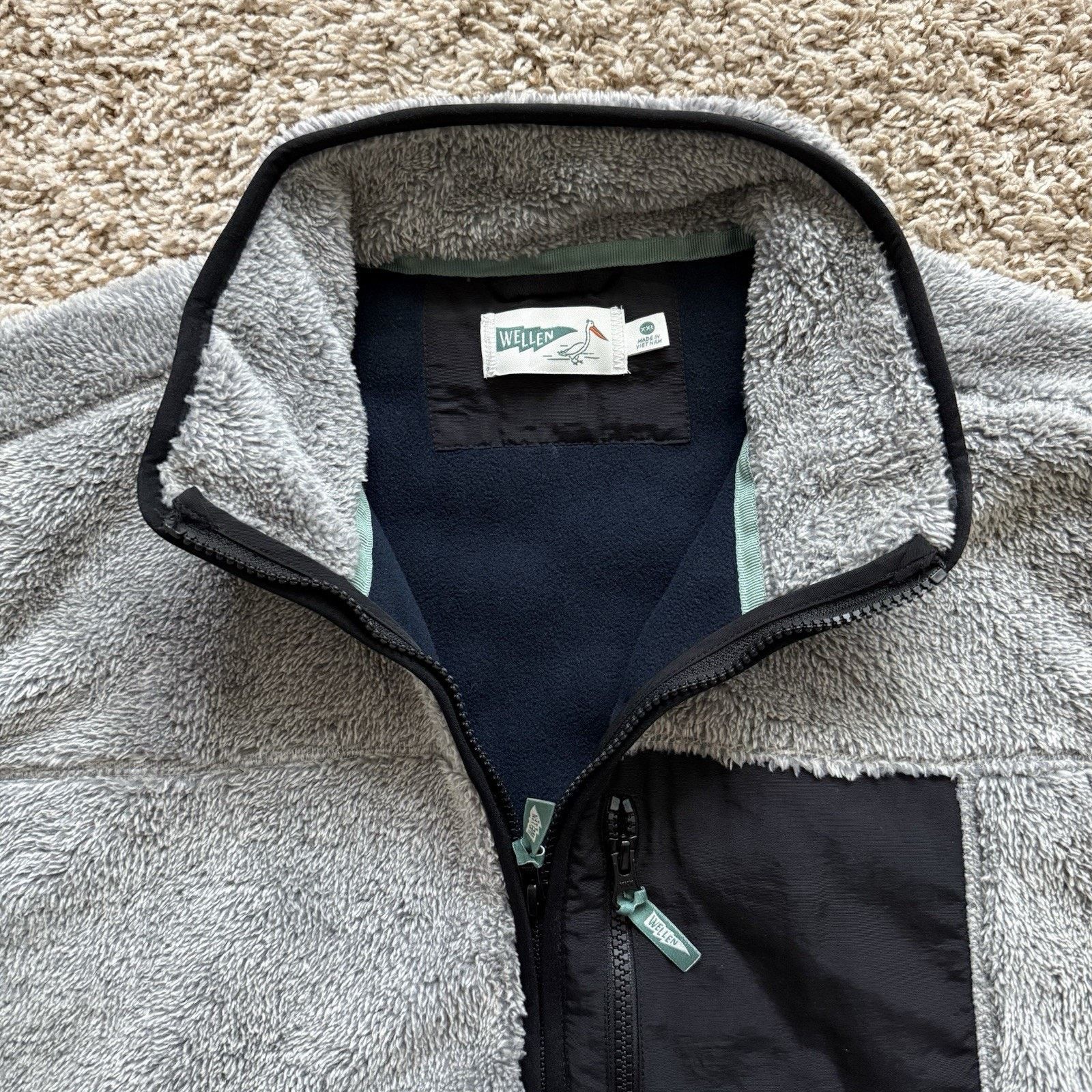 Wellen Surf Wellen Windsurf Fleece Vest Jacket Speckle Grey Size XXL Size US XXL / EU 58 / 5 - 3 Thumbnail