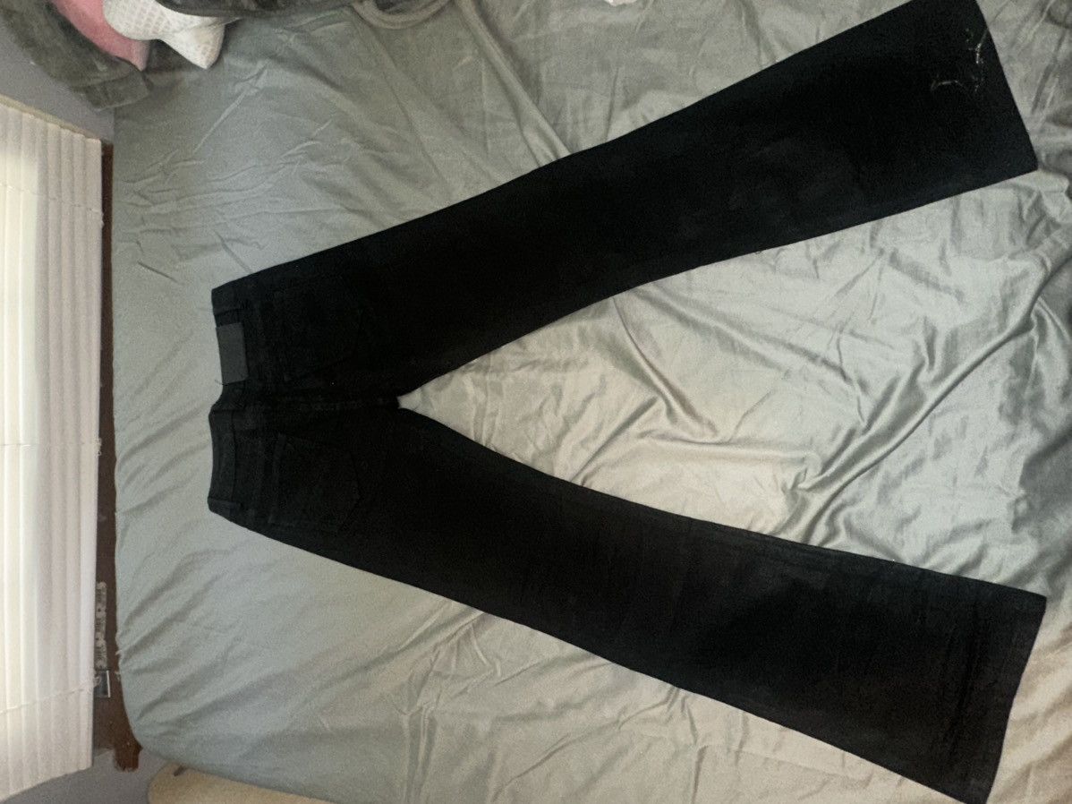 Japanese Brand × Vintage Flare black pants Size US 29 - 4 Thumbnail