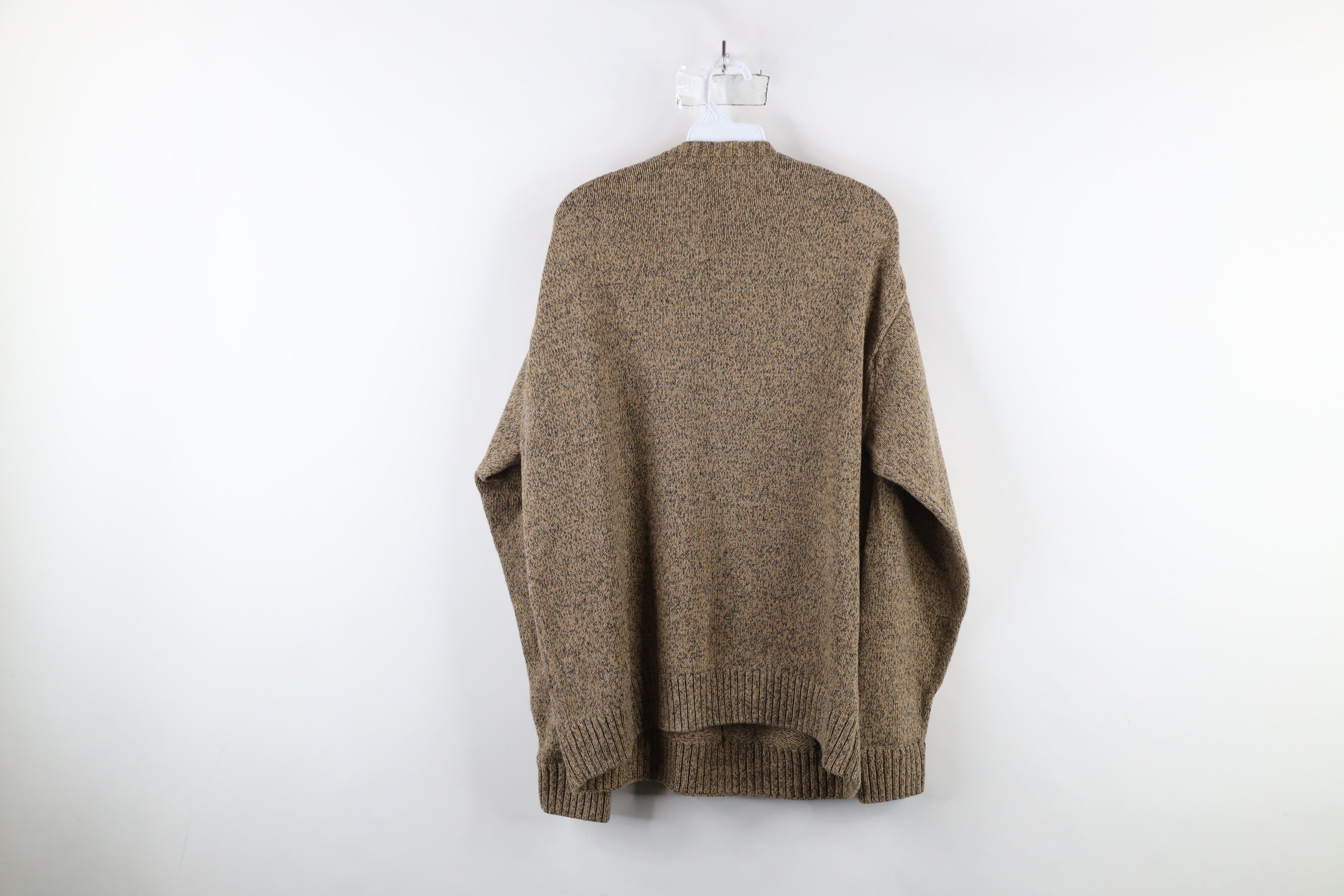 Vintage Vintage 90s Streetwear Knit Crewneck Sweater Earth Tone Size US XL / EU 56 / 4 - 8 Thumbnail