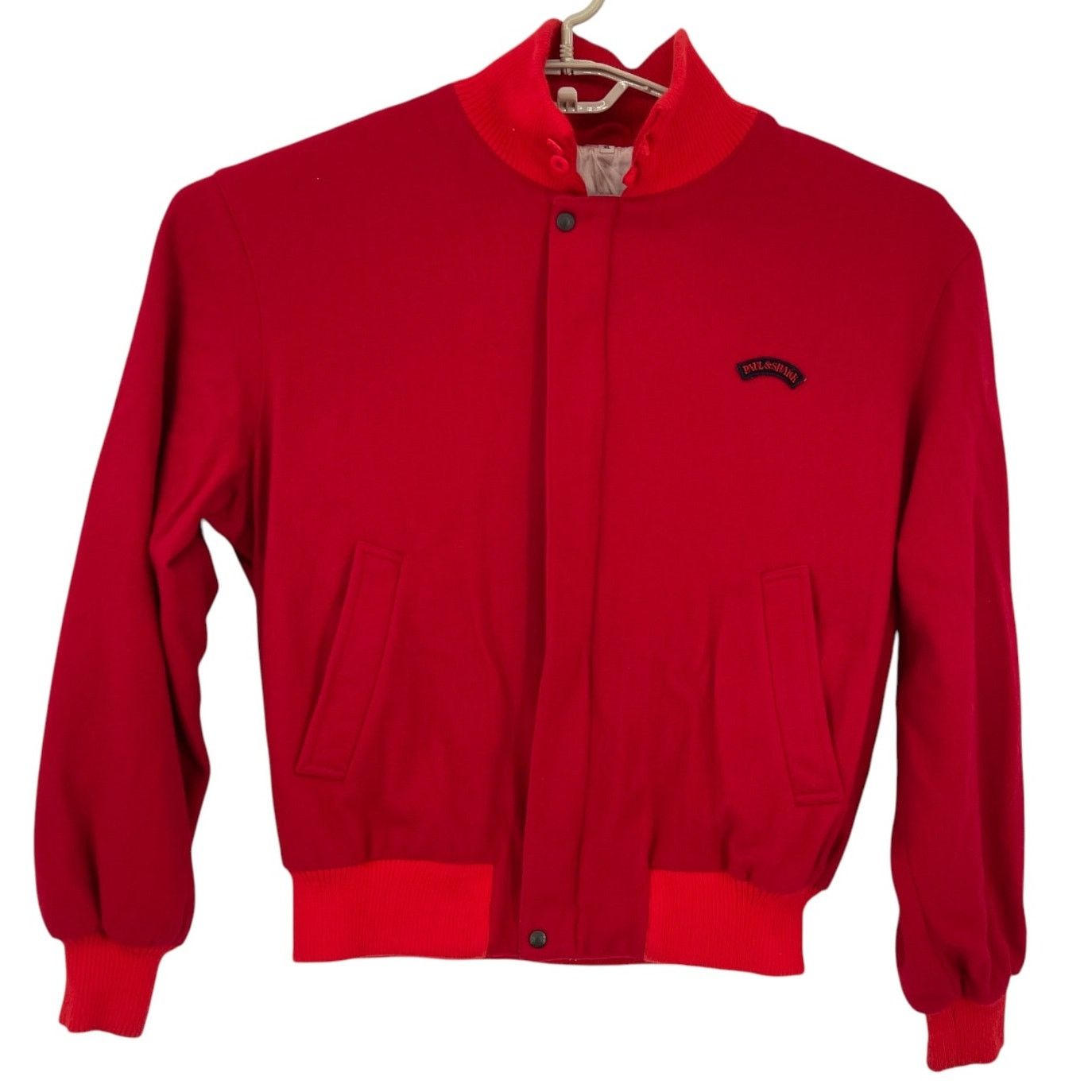 Paul & Shark Yachting Maglione Uomo Con Mezza Zip - Rosso Scuro, 50% Lana, Made In Italy