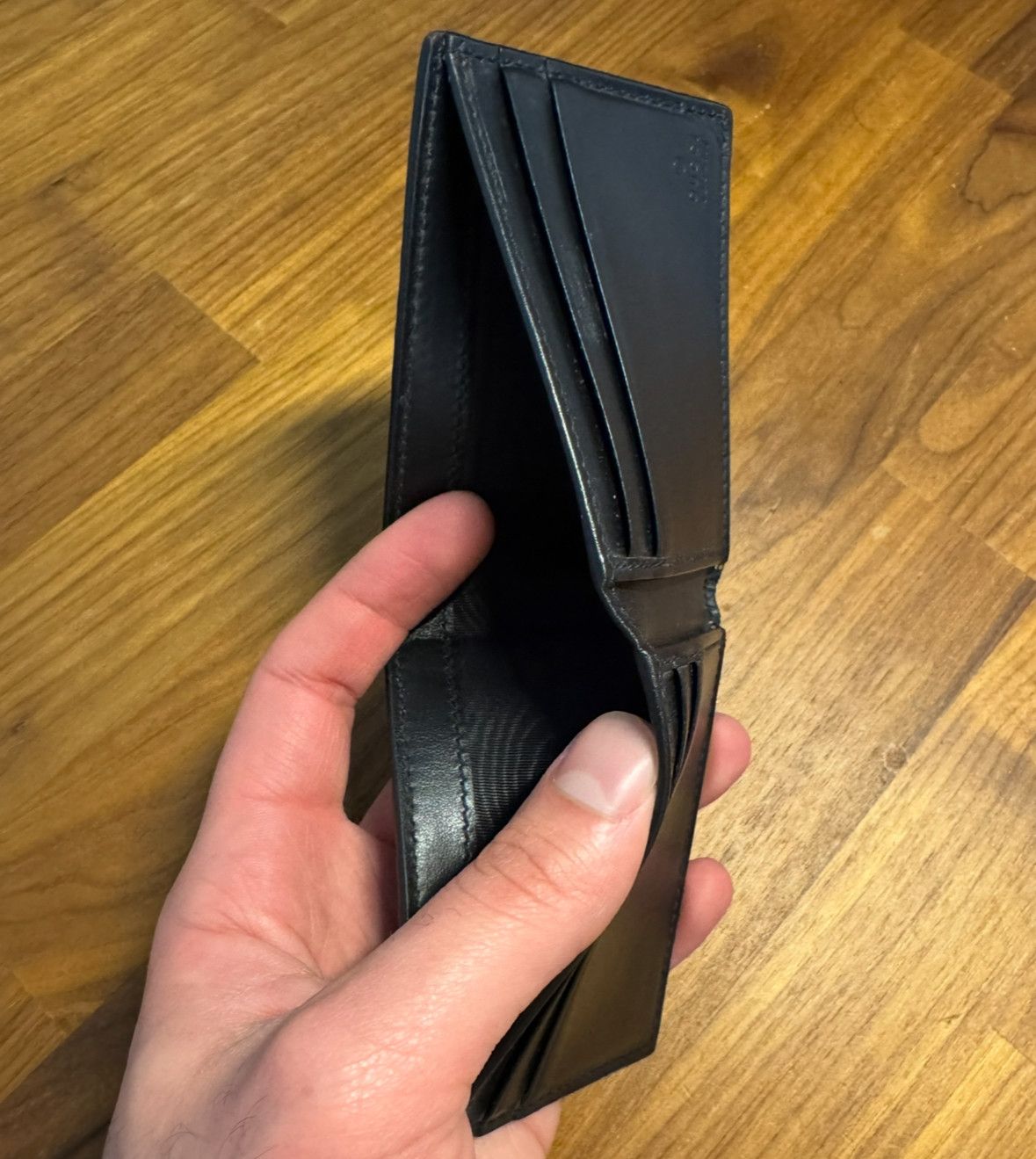 Gucci Gucci Leather Bi-Fold Wallet Size ONE SIZE - 4 Thumbnail