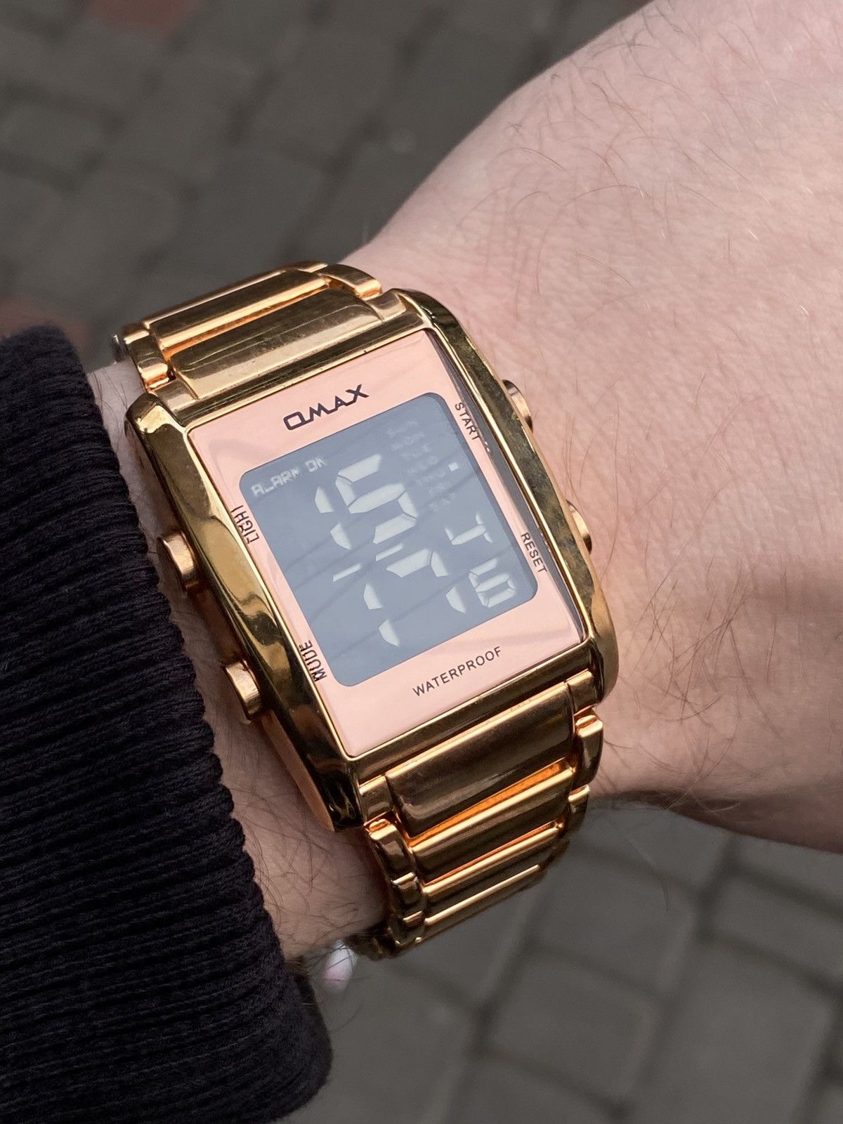 Japanese Brand VINTAGE OMAX Digital Gold Tone D0002 Retro Y2K 90s Size ONE SIZE - 5 Thumbnail