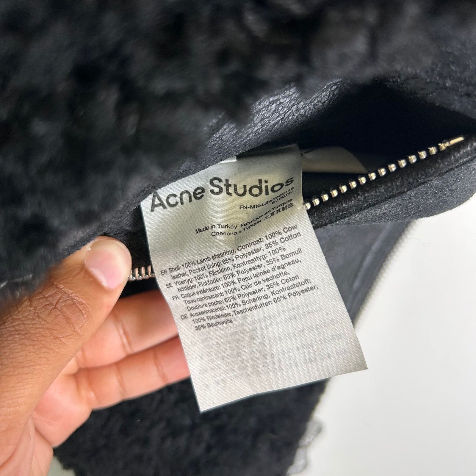 Acne Studios Acne Studios Ian Shearling Leather Jacket Size US L / EU 52-54 / 3 - 6 Thumbnail