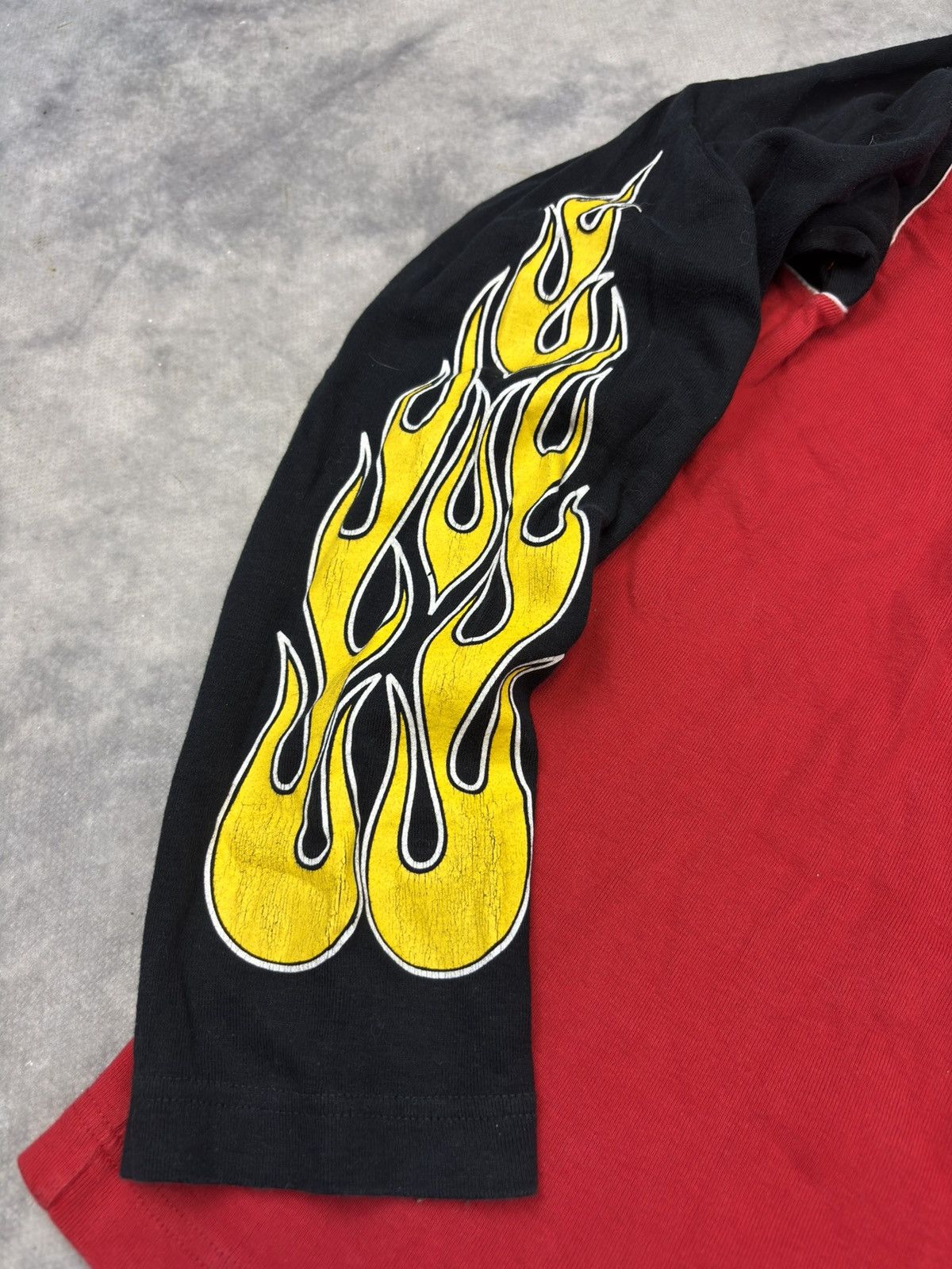 Japanese Brand × Vintage Vintage Skateboard Flame Logo Fishbone Longsleeve tshirt y2k Size US L / EU 52-54 / 3 - 3 Thumbnail