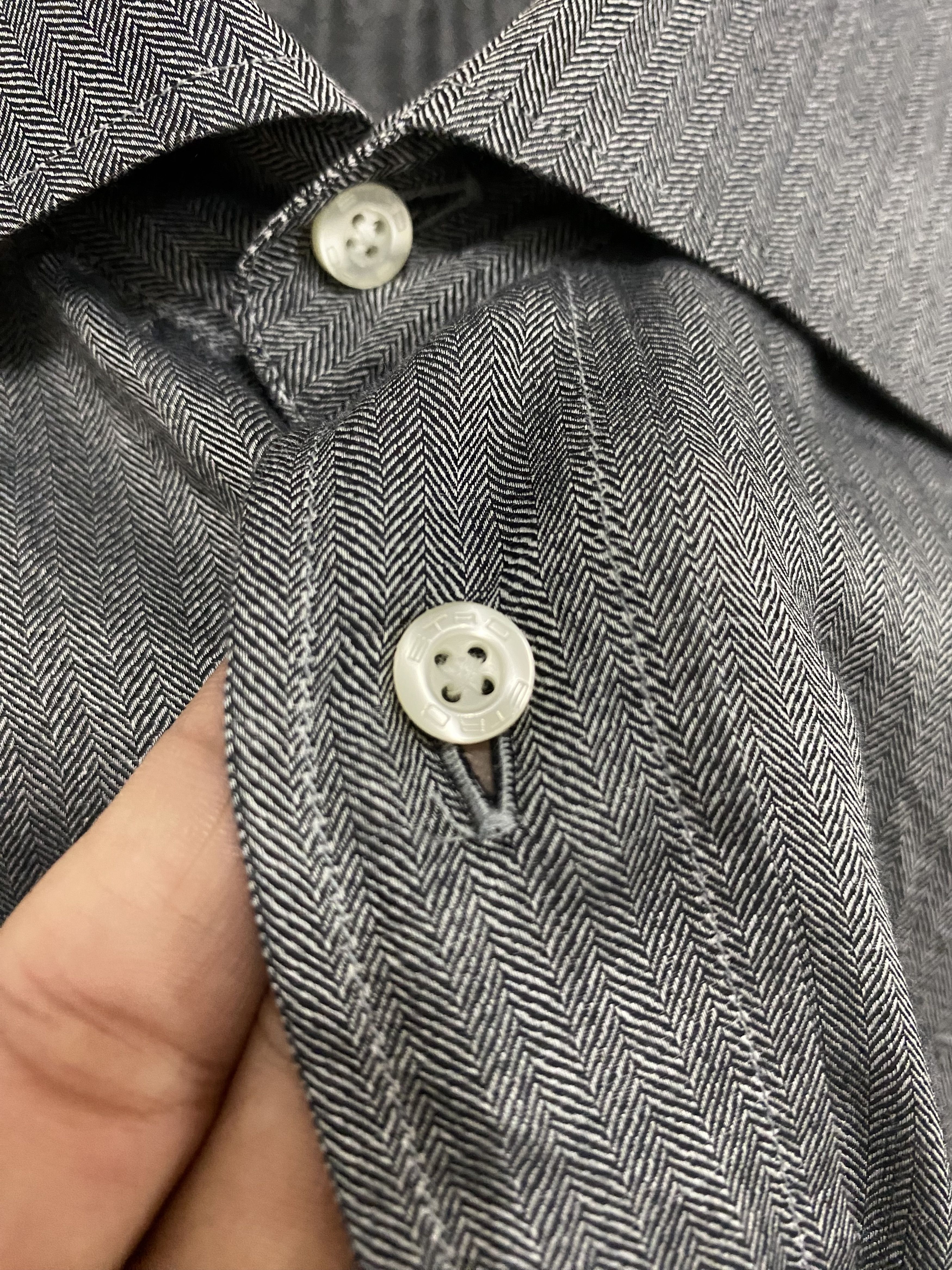 Etro Etro 39 Super Thin Button Up Made in Italy Size US M / EU 48-50 / 2 - 4 Thumbnail