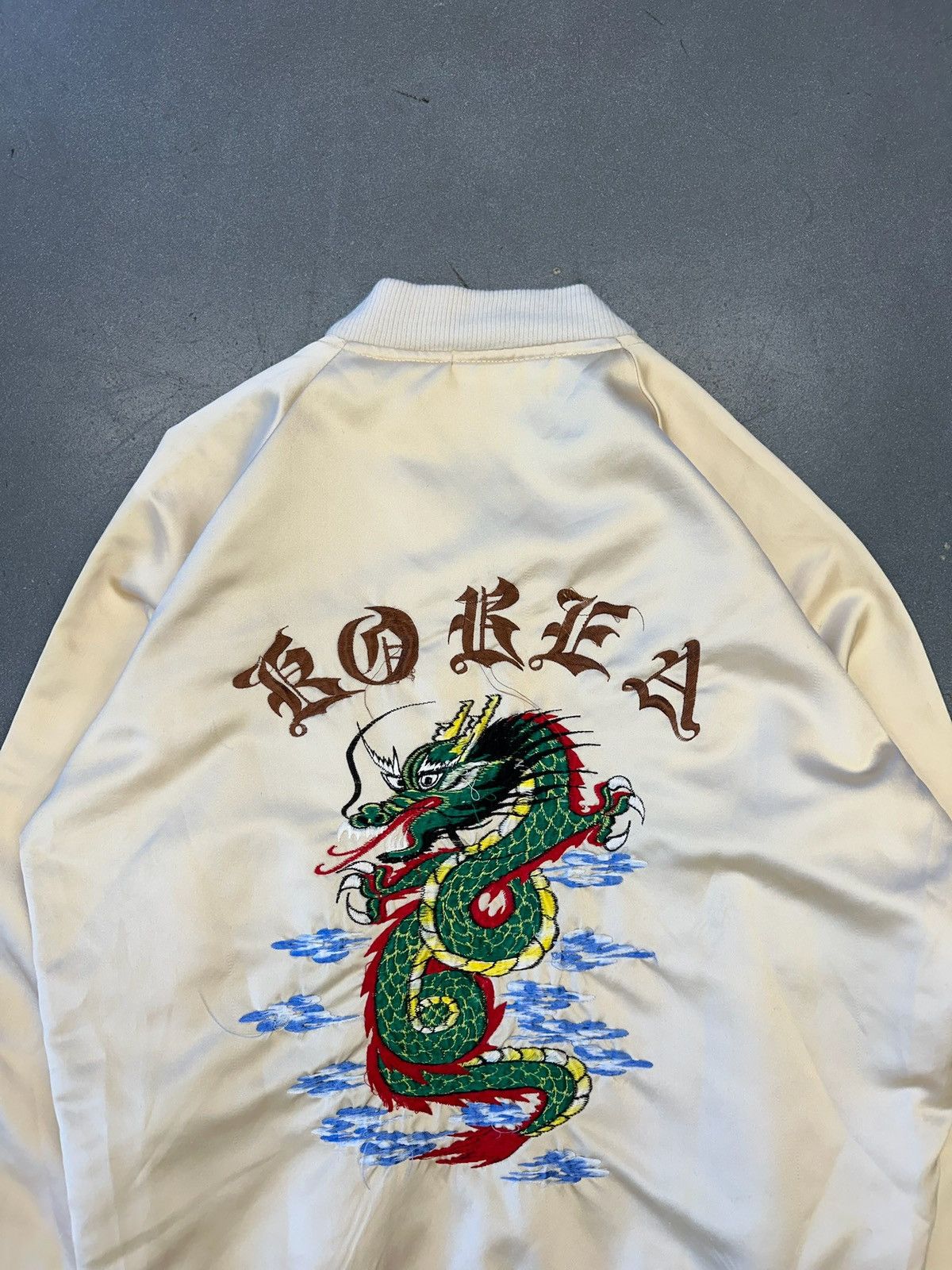80's Vintage Korea Souvenir Sukajan Bomber Jacket