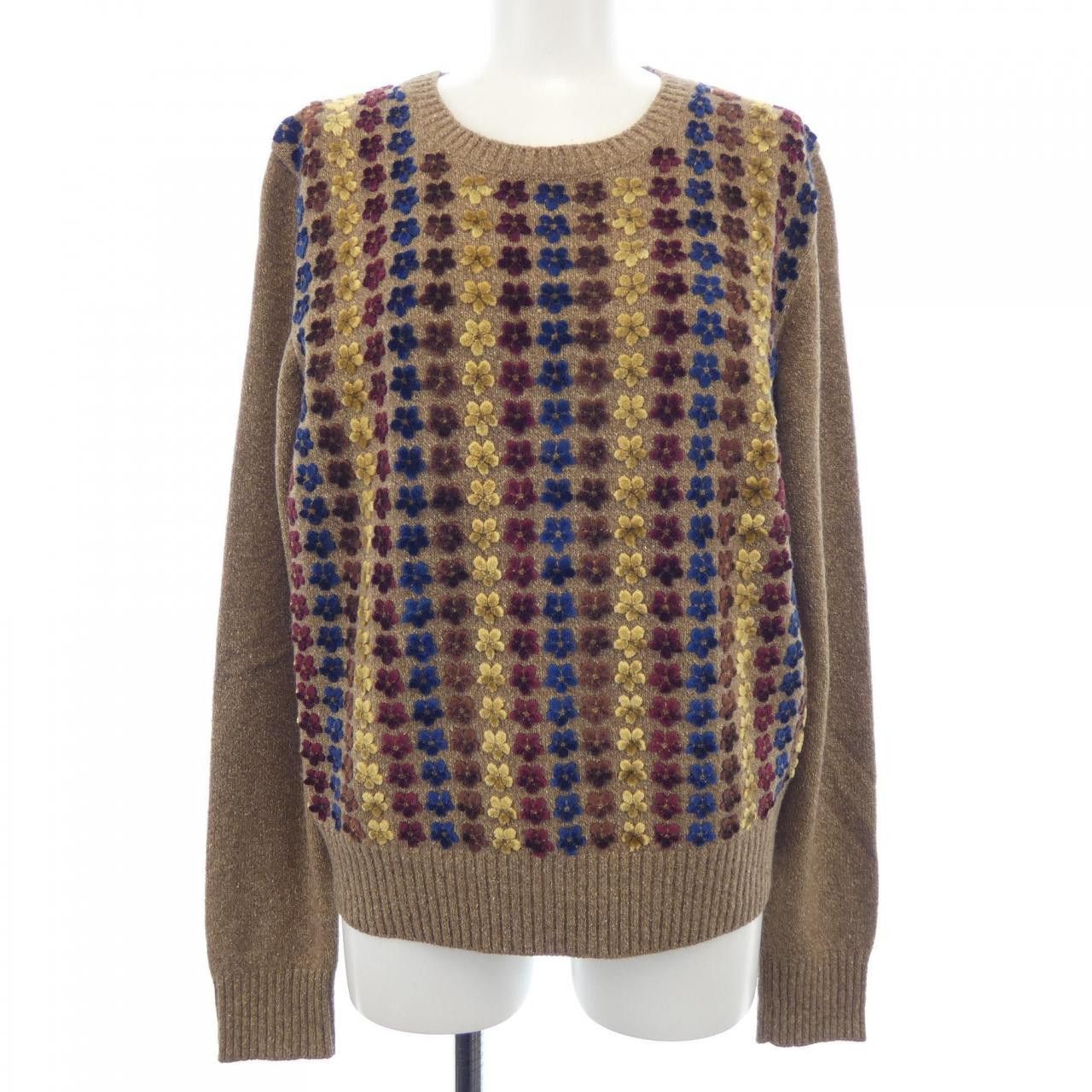 Chanel Chanel Chanel Cashmere Knit Others Tops P52452K06750 DUTY FREE for USA Size ONE SIZE - 1 Thumbnail