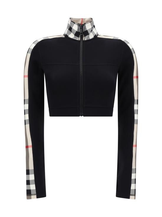 Burberry BURBERRY Women Hoodies 8072191 A1189 BLACK Size S / US 4 / IT 40 - 1 Thumbnail