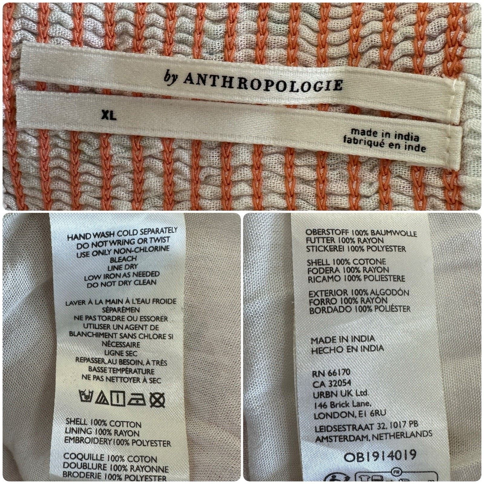 Anthropologie ANTHROPOLOGIE Babydoll Sweetheart Maxi Dress Floral Eyelet Size XL / US 12-14 / IT 48-50 - 12 Thumbnail