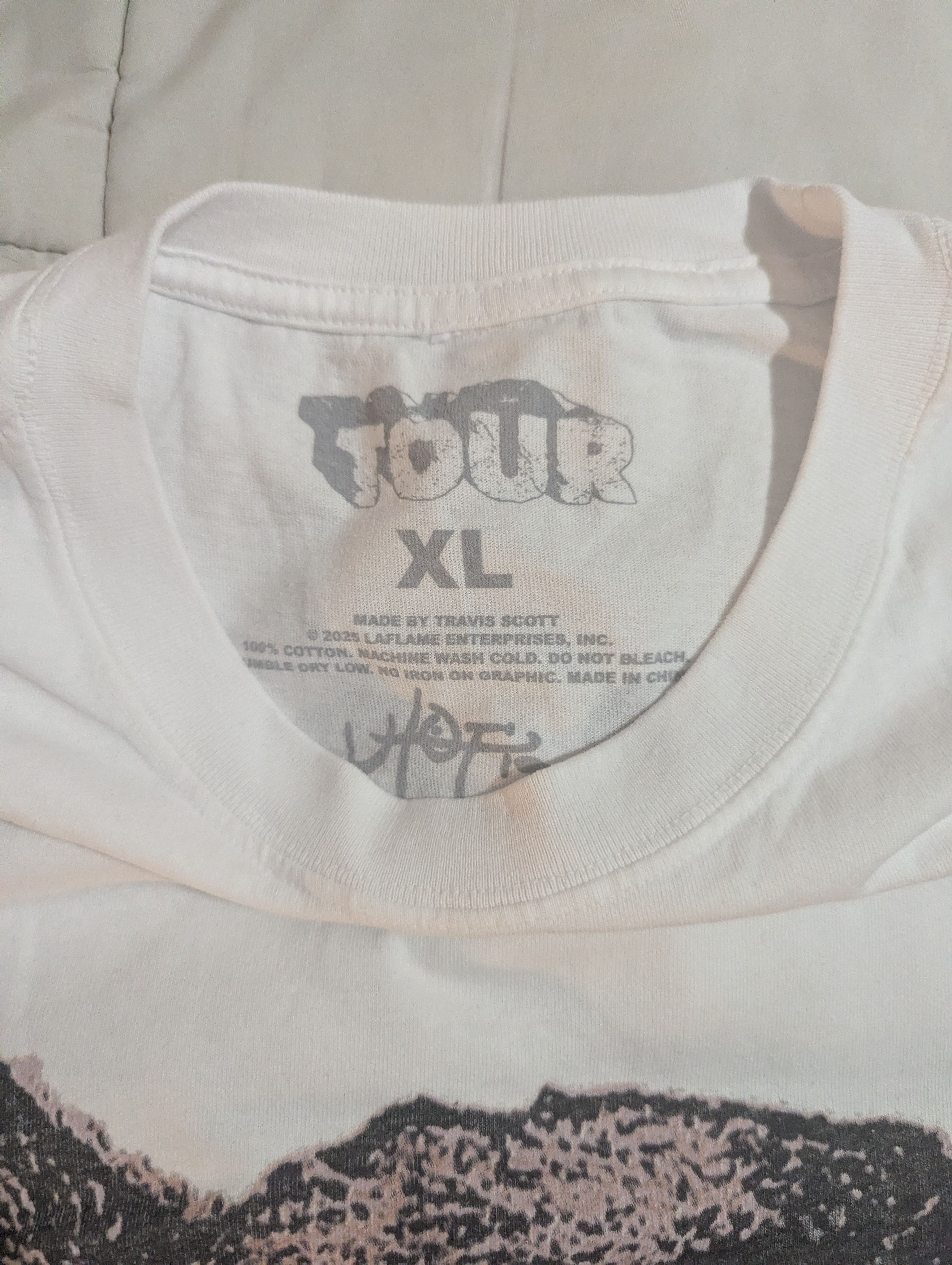 Travis Scott Travis Scott South African World Tour Tee Shirt Size US XL / EU 56 / 4 - 4 Thumbnail