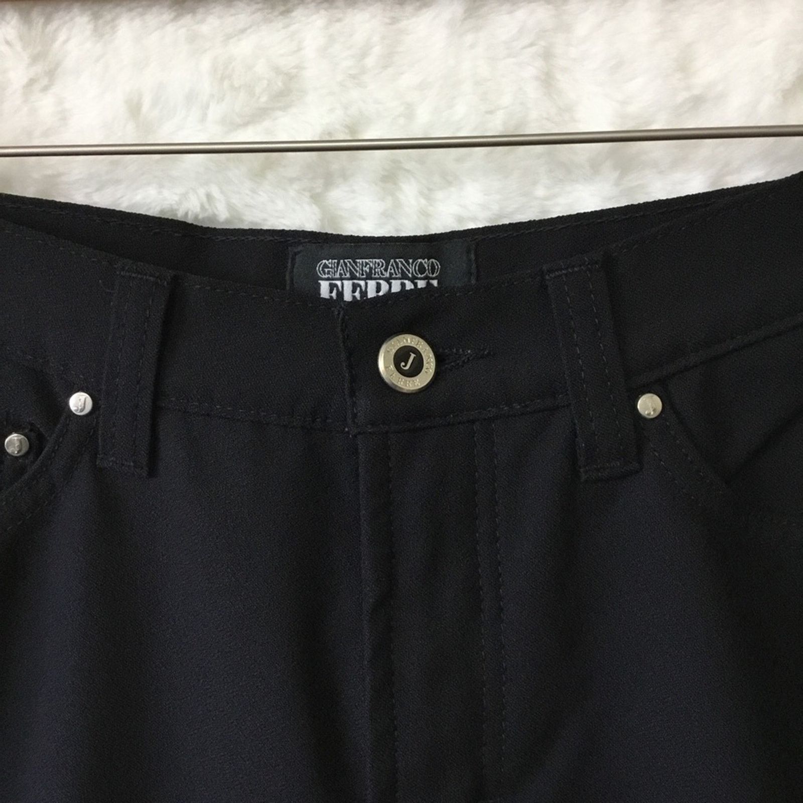 Gianfranco Ferre Gianfranco Ferré ITJ Black Bootcut Jeans Size 27" / US 4 / IT 40 - 4 Thumbnail