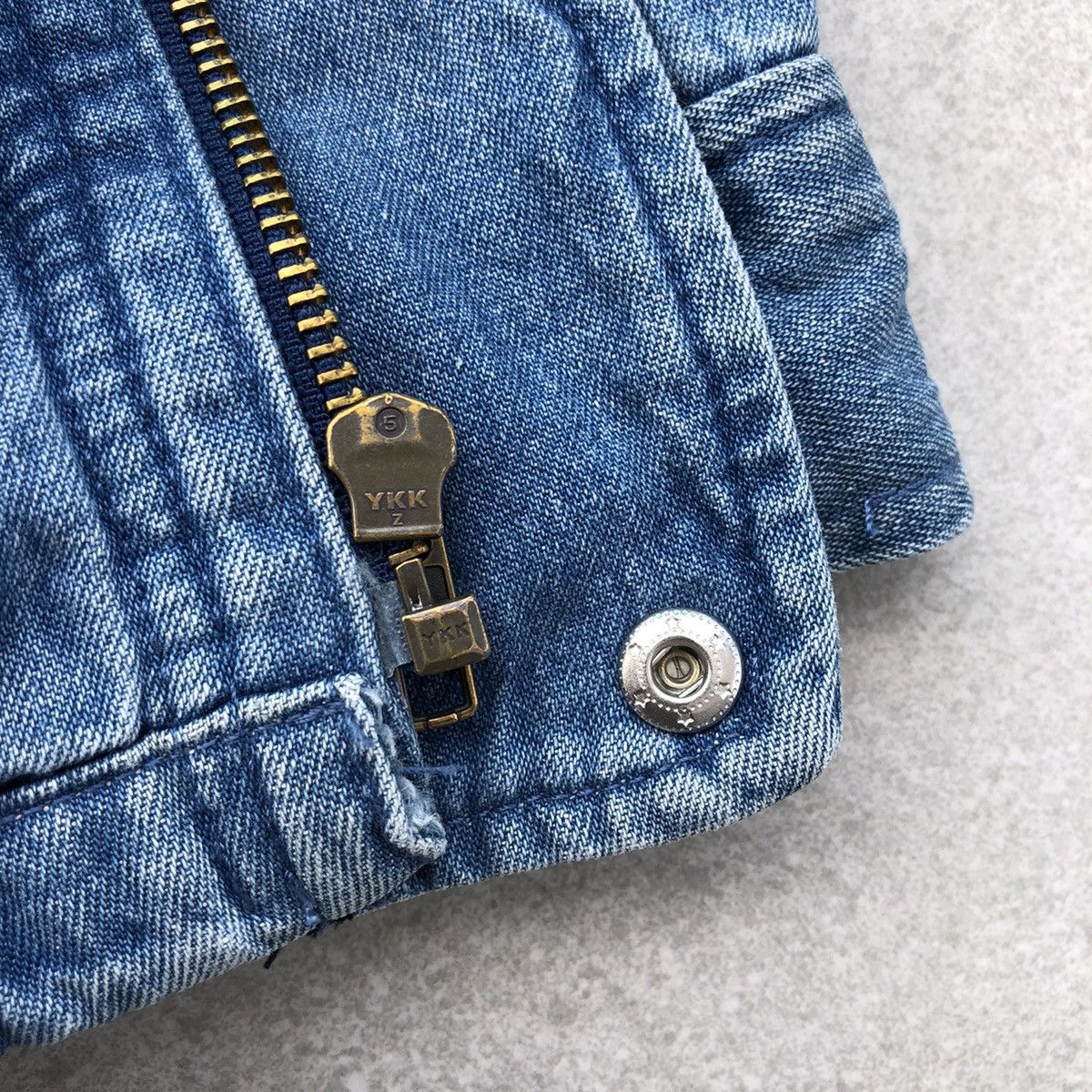 GU Vintage GU Double Pocket Denim Parka Jacket With Hoodie Size US L / EU 52-54 / 3 - 17 Thumbnail