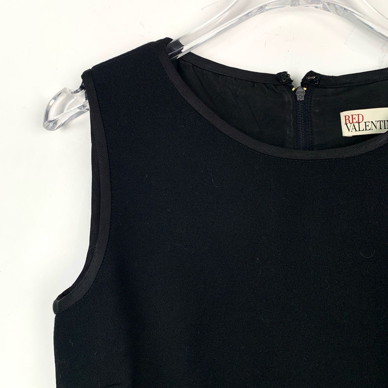 Valentino Valentino Black Sleeveless Round-Neck Dress (Size 38) Size XS / US 0-2 / IT 36-38 - 6 Thumbnail