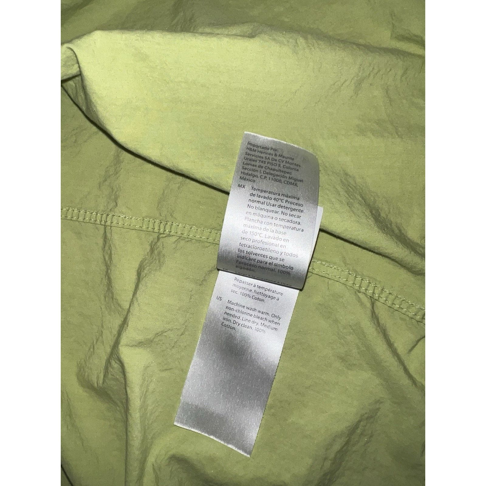 Cos COS Bright Green Shirt Button Up Cotton Size XL Men A003120 Size US XL / EU 56 / 4 - 6 Thumbnail