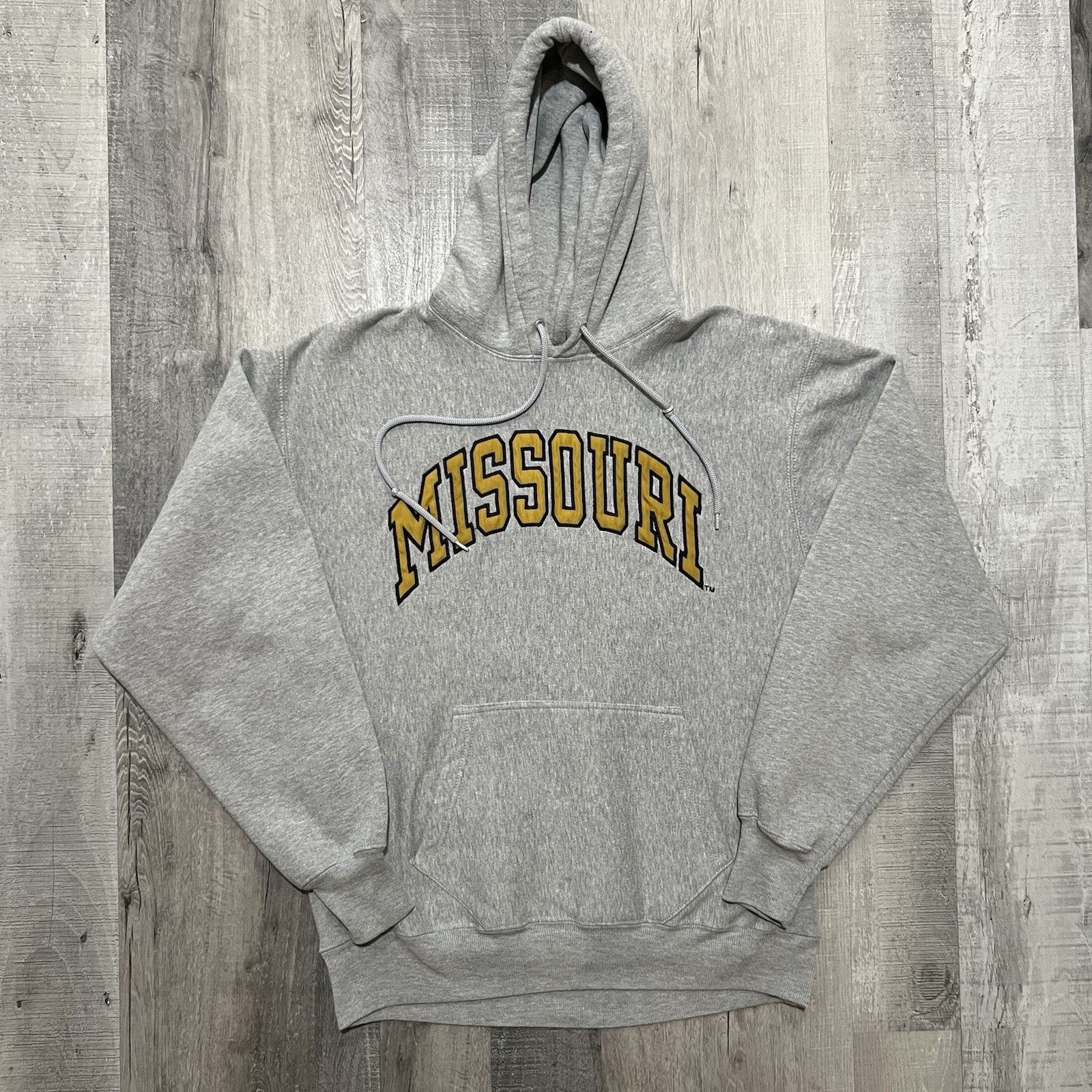 Steve And Barrys University Of Missouri Tigers College Reverse Weave Hoodie Size US M / EU 48-50 / 2 - 1 Thumbnail