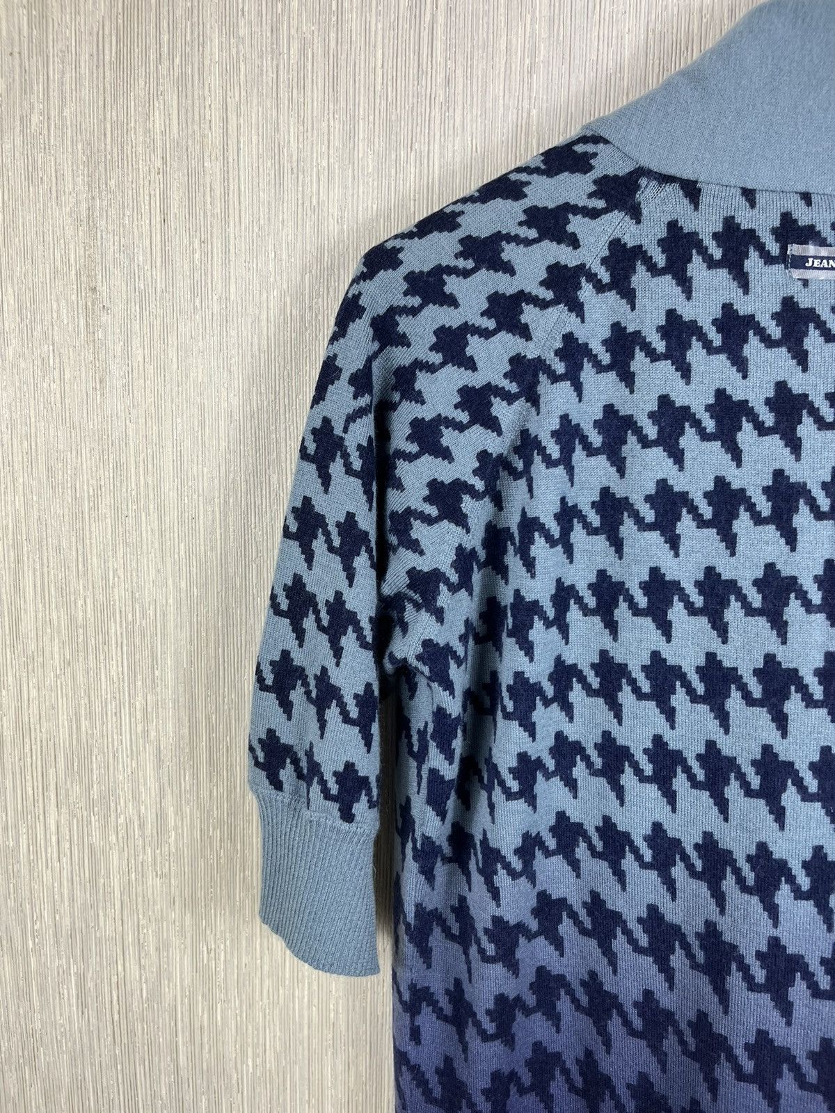 Jean Paul Gaultier × Vintage Jean Paul Gaultier jeans JPG houndstooth cashmere wool dress Size L / US 10 / IT 46 - 20 Thumbnail