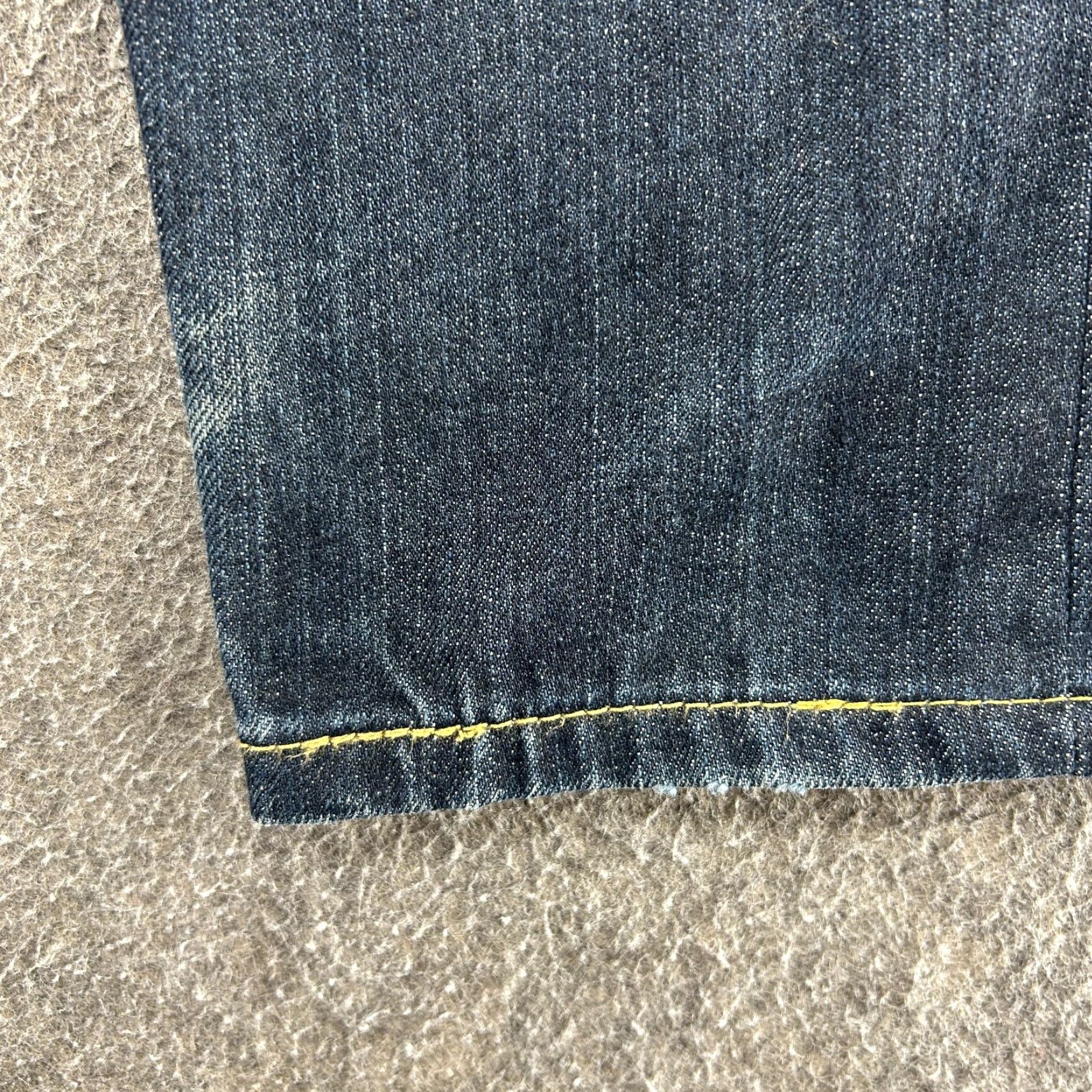 Levi's Levi's 505 Jeans Men's 36x30 Blue Dark Wash Regular Fit Straight Leg Cotton Denim Belt Loops 100% Cotton Relaxed Vintage: No Size US 36 / EU 52 - 4 Thumbnail