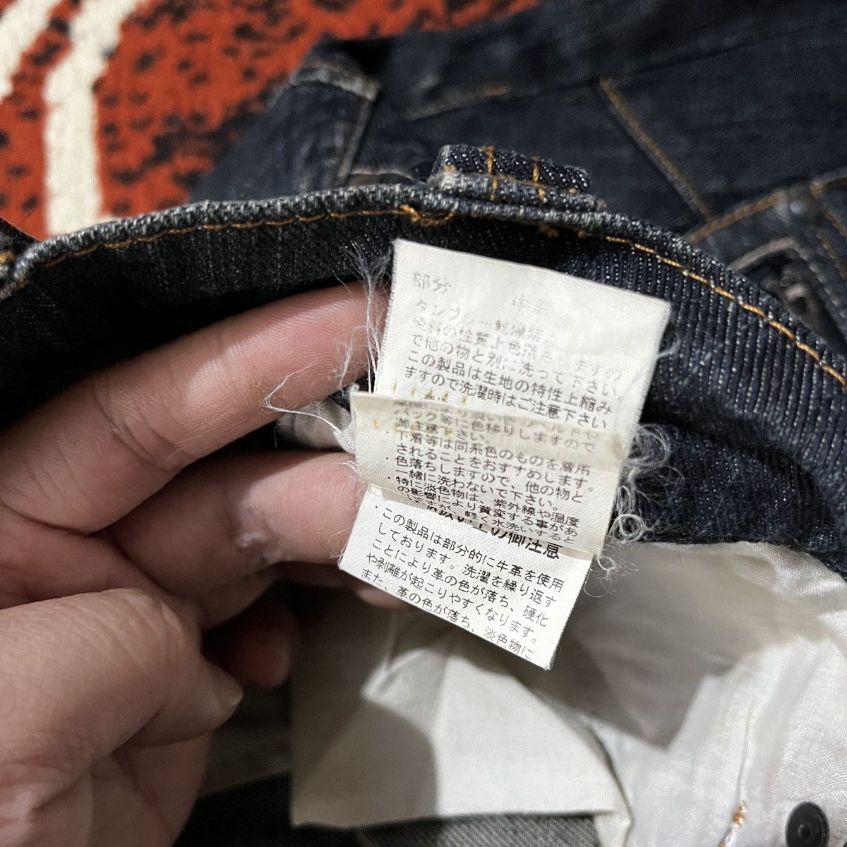 291295=Homme 2000s 291295 Homme Japanese Brand Denim Jeans Size US 34 / EU 50 - 10 Thumbnail